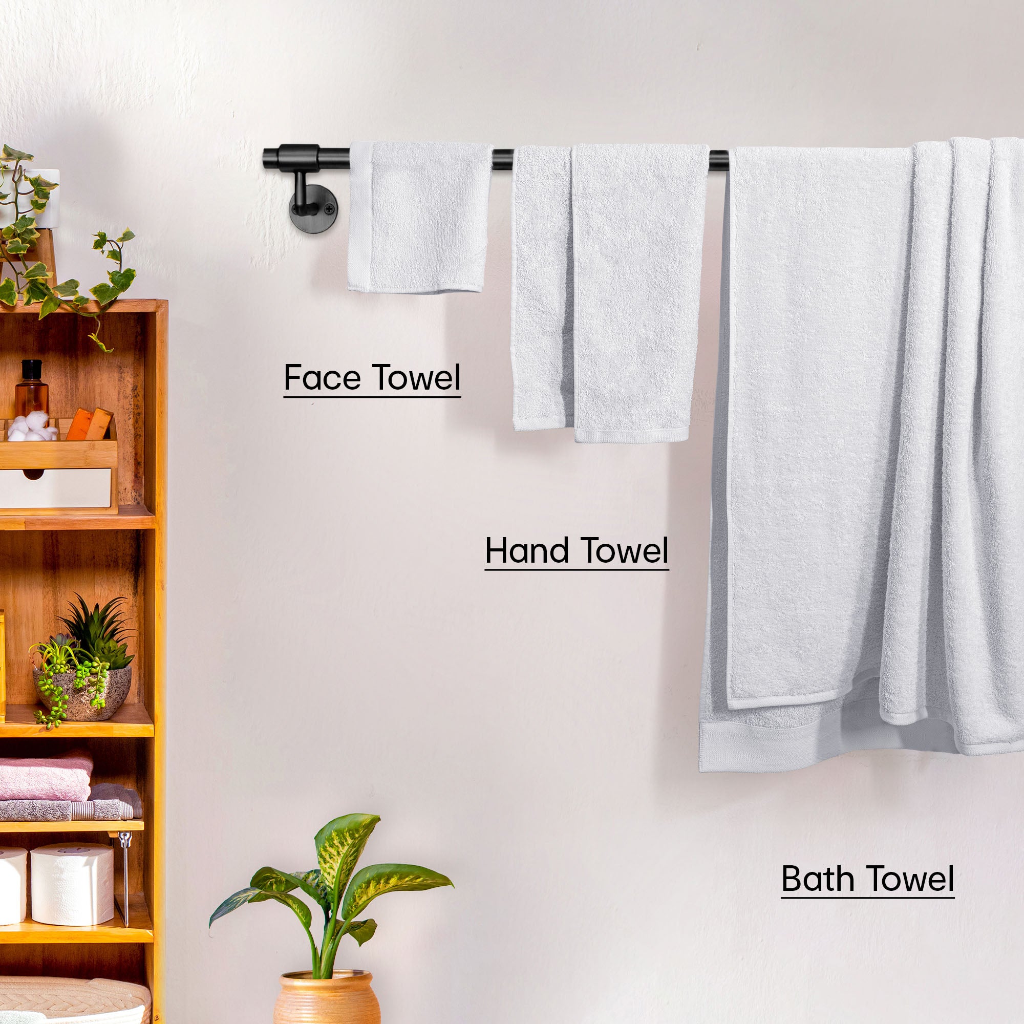 Anko Malmo Face Towel - Home Bathroom Use Anko Malmo Face Towel - Home Bathroom Use