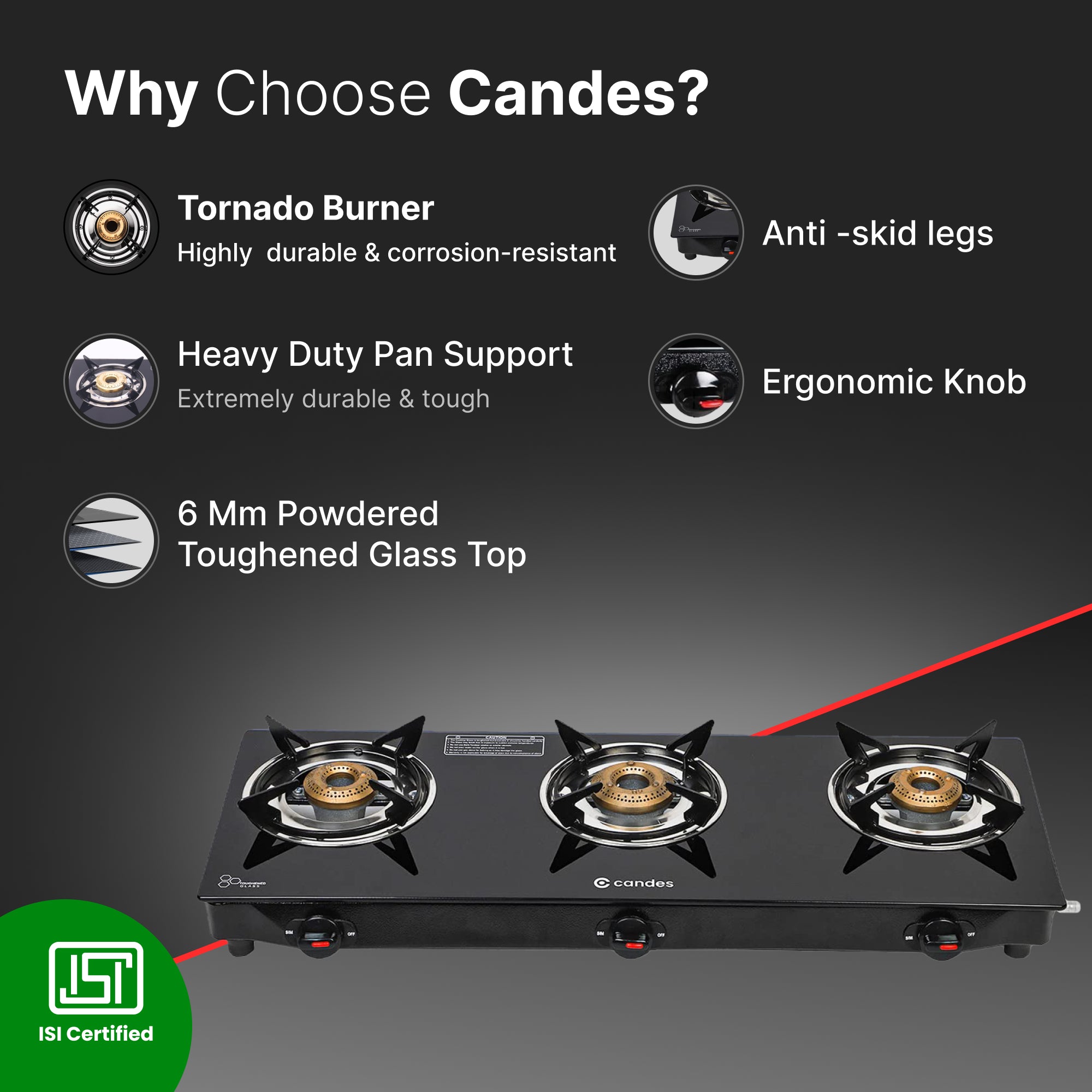 Candes gas stove - Housewarming gift Candes gas stove - Housewarming gift