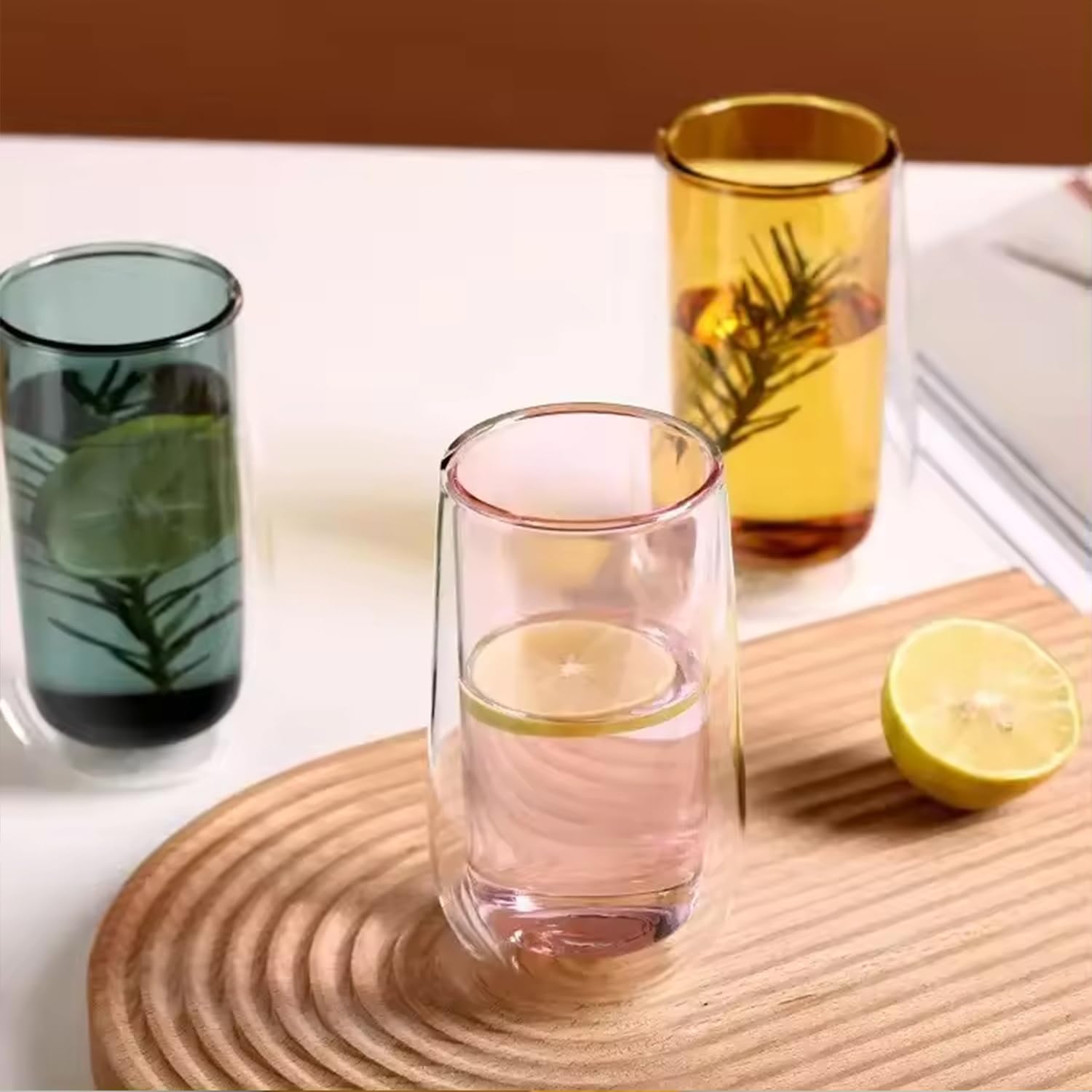 Kuber Industries double walled glass - Home use Kuber Industries double walled glass - Home use