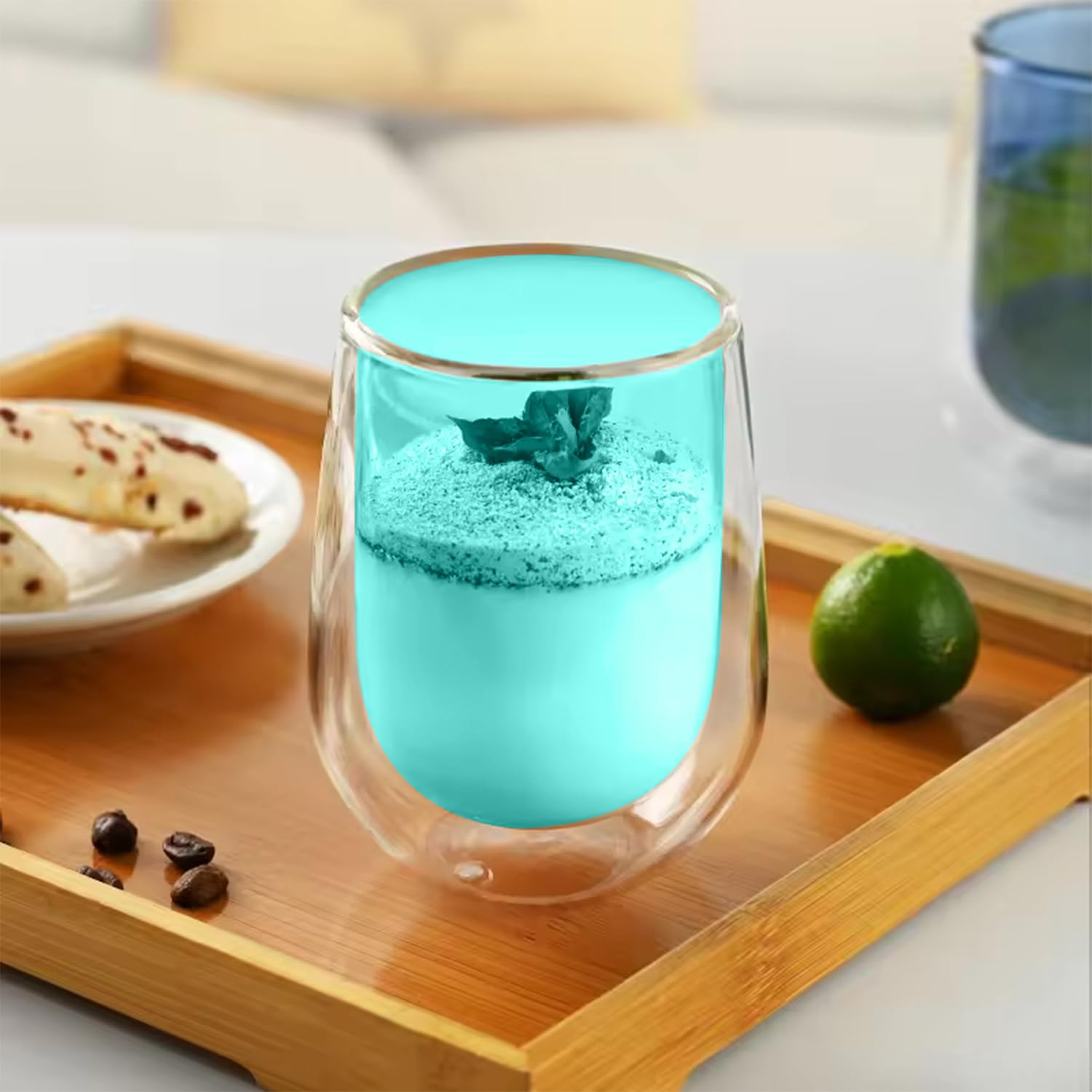 Kuber Industries double walled glass - elegant dining Kuber Industries double walled glass - elegant dining