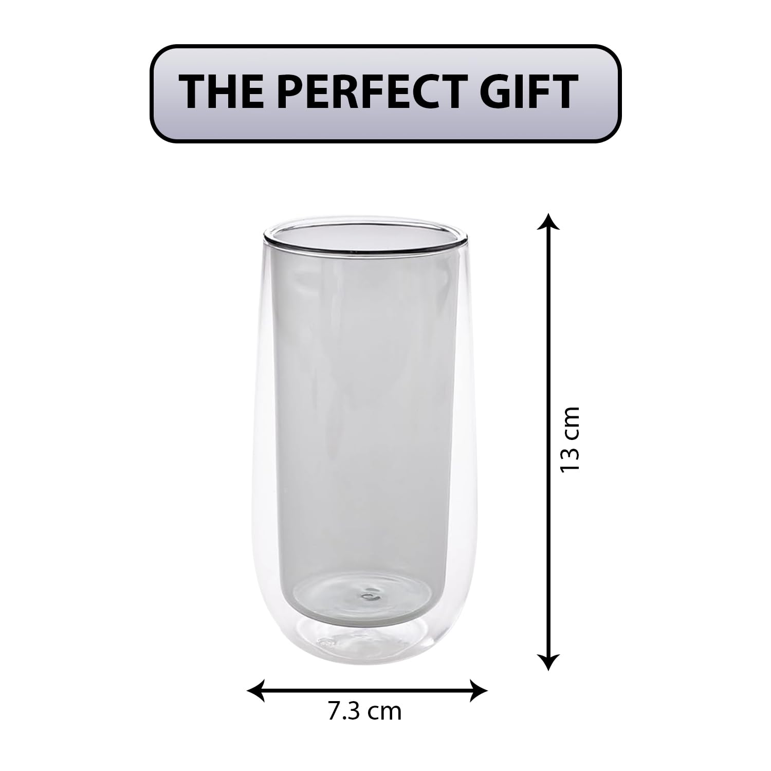 Kuber Double Walled Glass - Modern Drinkware Kuber Double Walled Glass - Modern Drinkware
