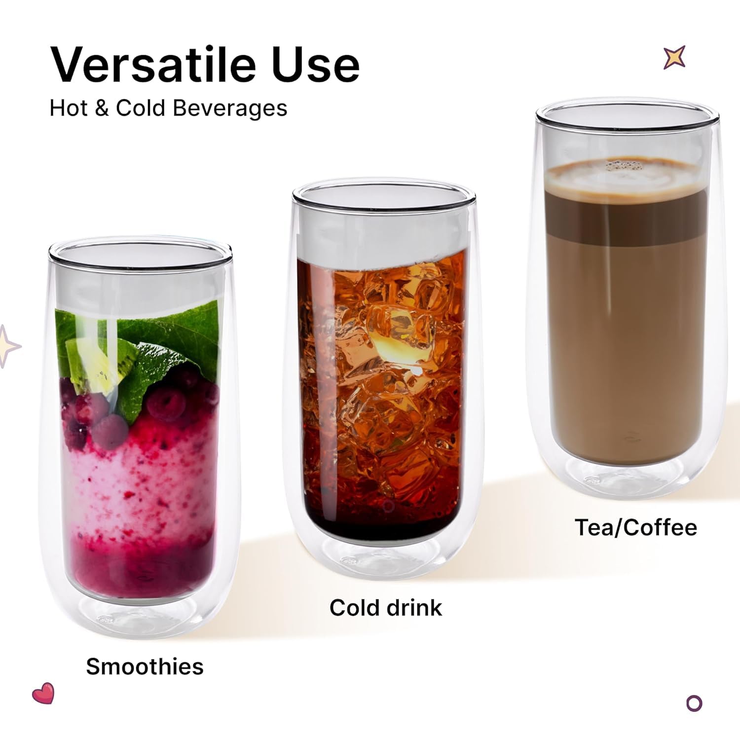 Kuber Double Walled Glass - For Coffee Kuber Double Walled Glass - For Coffee