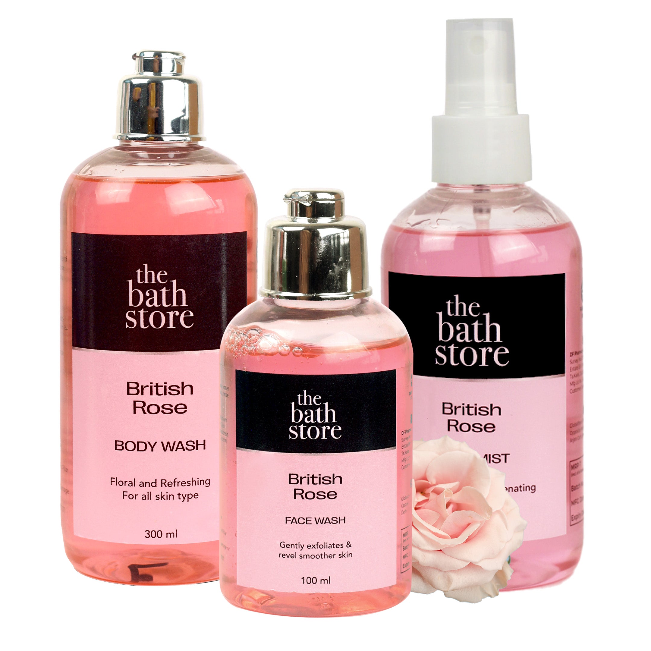 The Bath Store British Rose Body Wash - Hydrating and Invigorating The Bath Store British Rose Body Wash - Hydrating and Invigorating