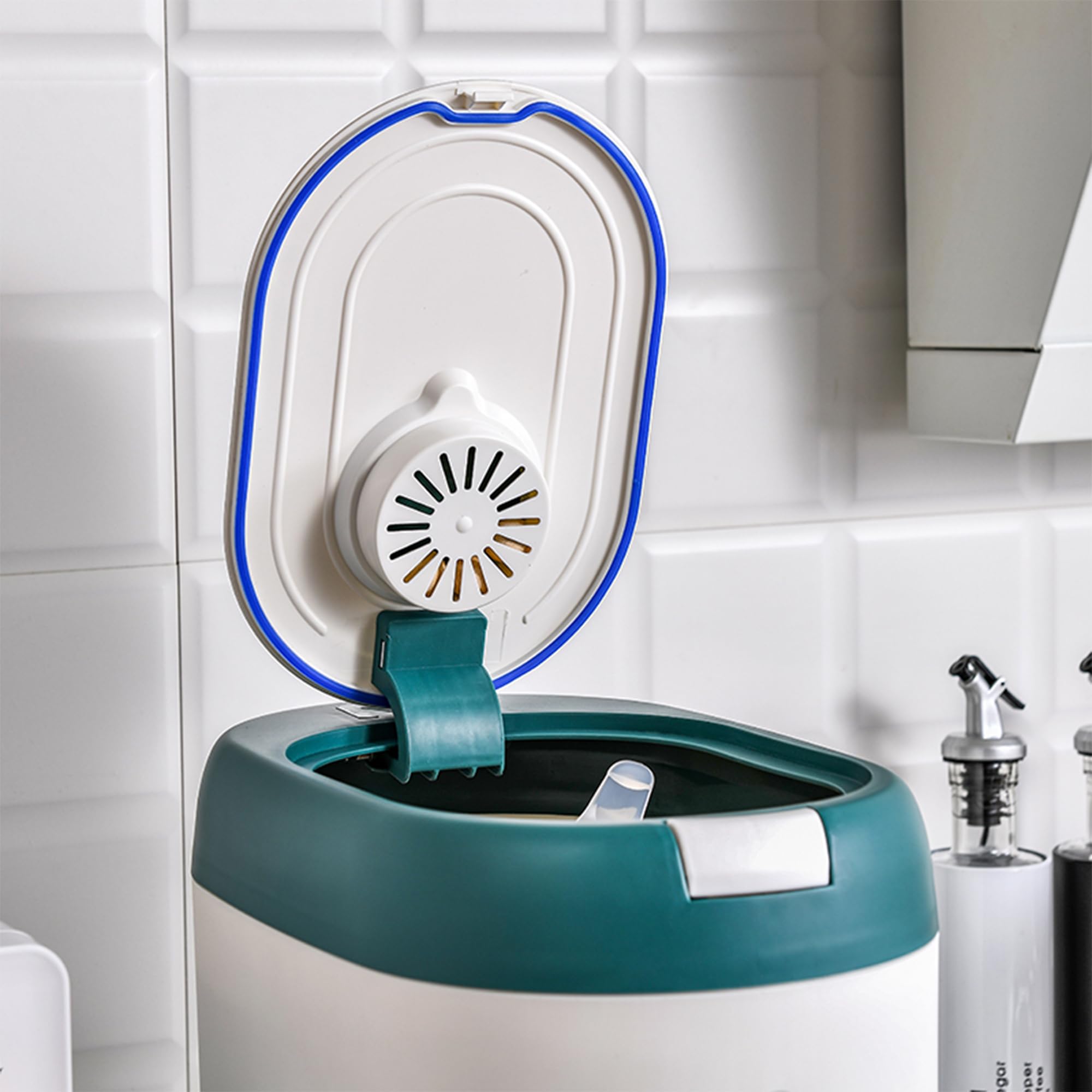 Kuber Industries kitchen dispenser - easy access for cereal Kuber Industries kitchen dispenser - easy access for cereal