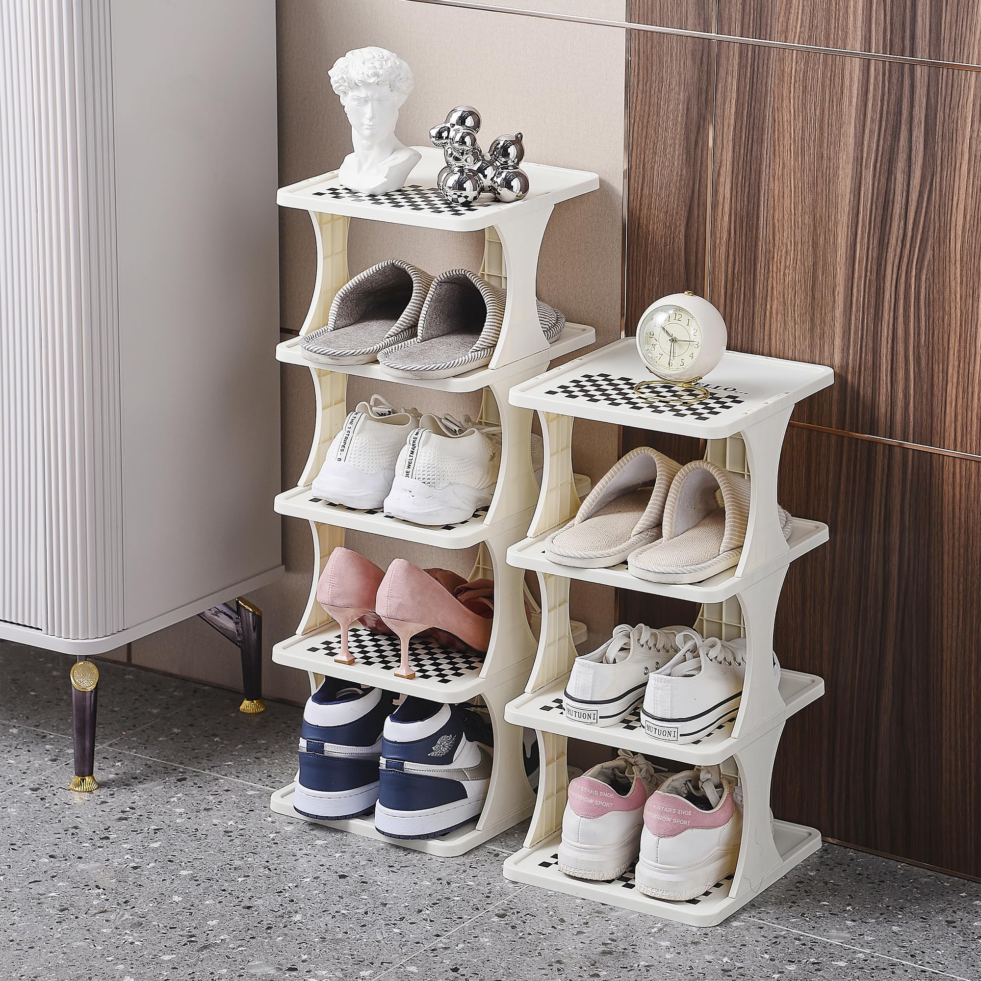 Kuber Industries Detachable Shoe Rack - Easy Installation Kuber Industries Detachable Shoe Rack - Easy Installation