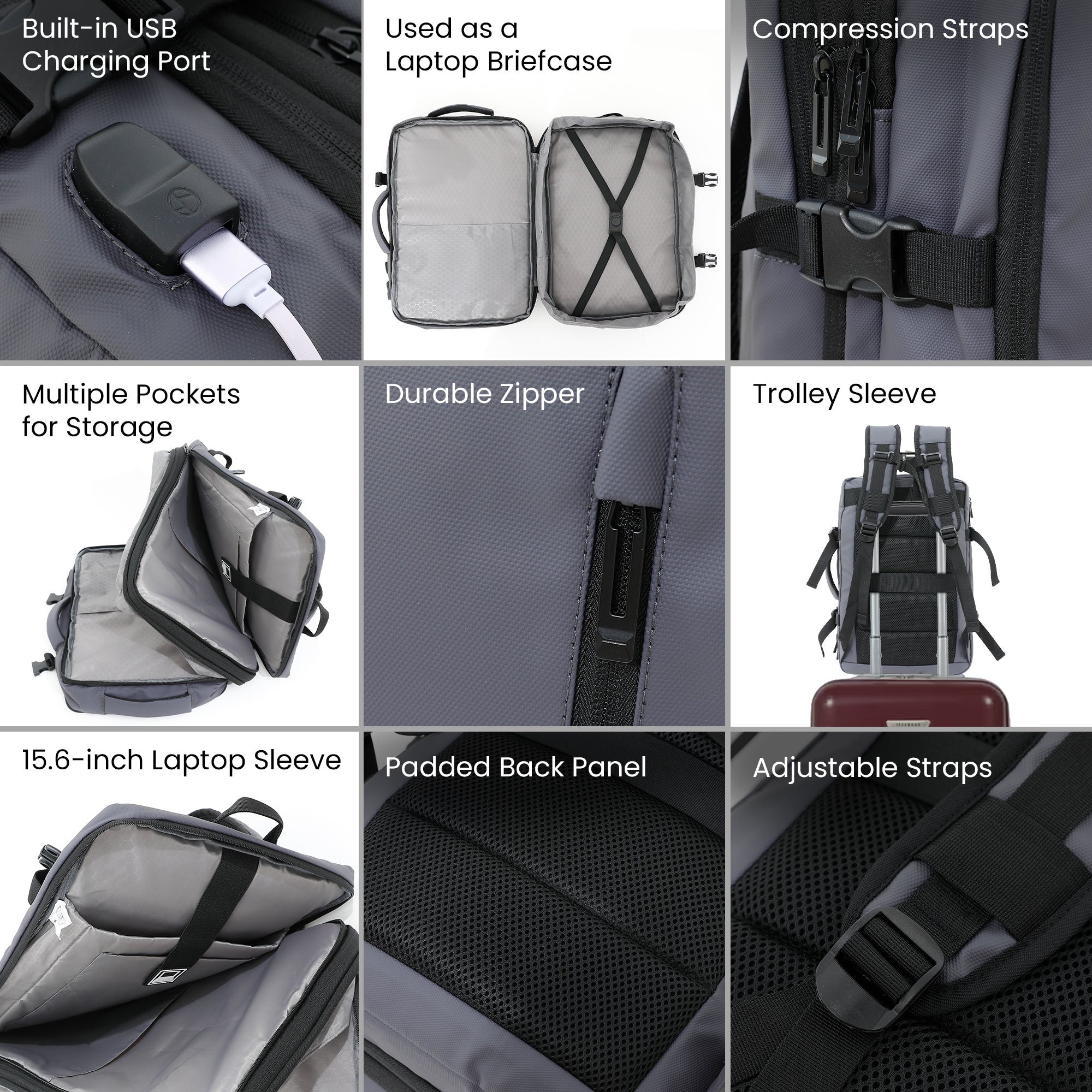 Clownfish travel laptop backpack - travel accessory Clownfish travel laptop backpack - travel accessory