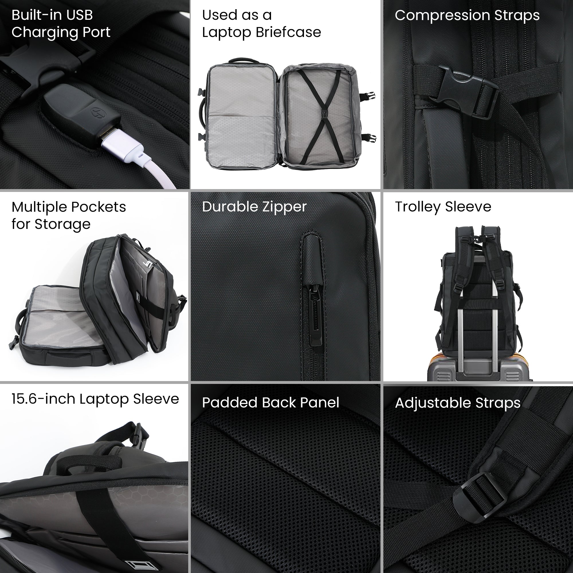 Clownfish Travel Laptop Backpack - Travel use Clownfish Travel Laptop Backpack - Travel use