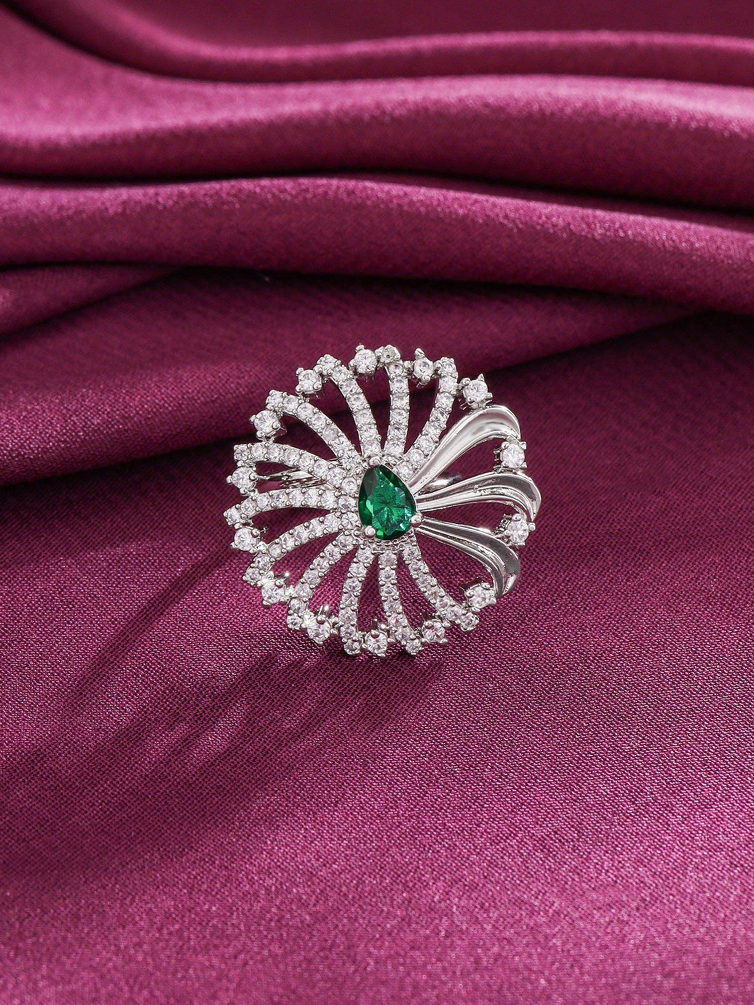 Yellow Chimes Women's Ring - Stylish addition to jewelry collection Yellow Chimes Women's Ring - Stylish addition to jewelry collection