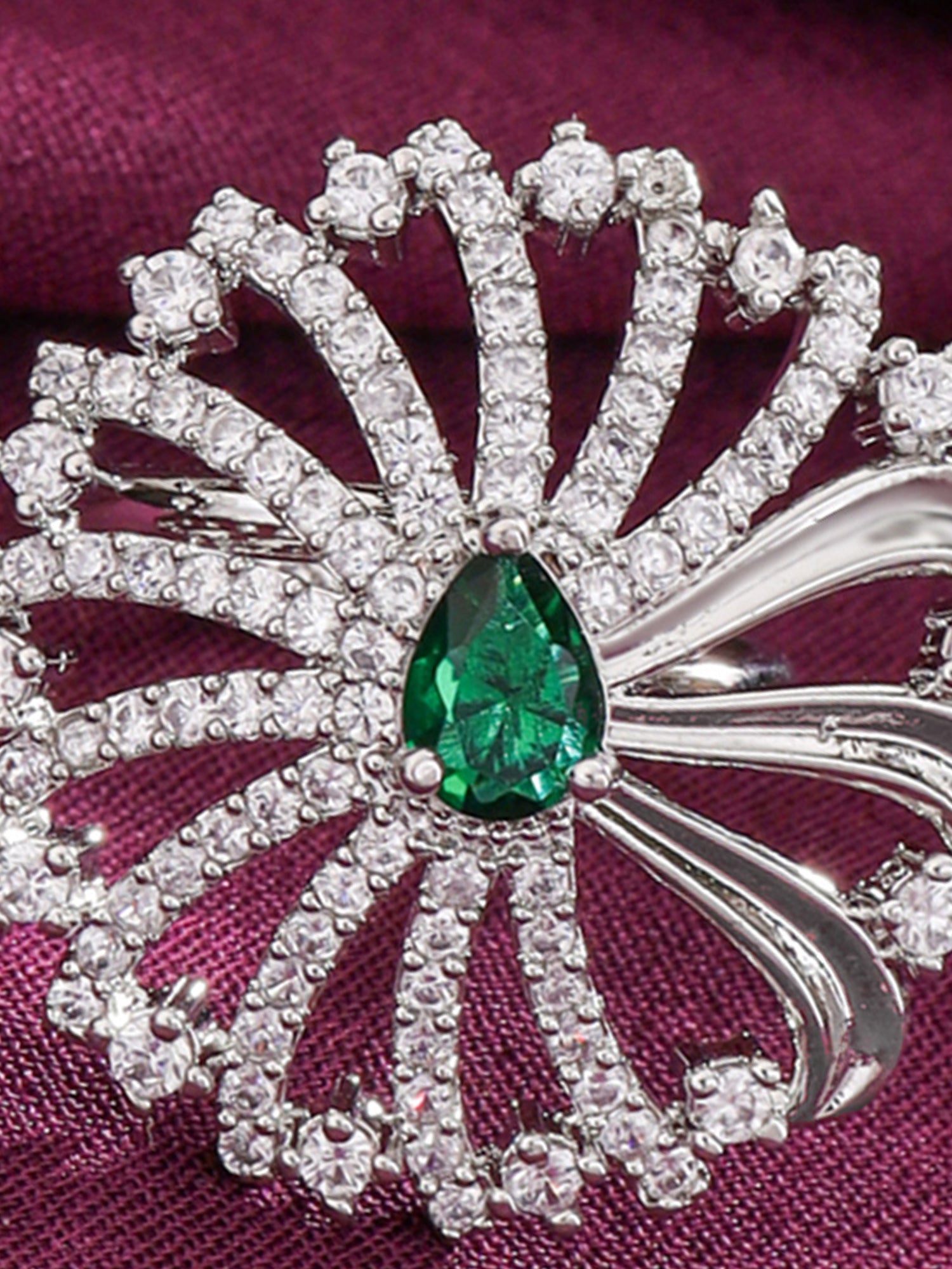 Yellow Chimes AD Stone Ring - Ideal for special occasions Yellow Chimes AD Stone Ring - Ideal for special occasions