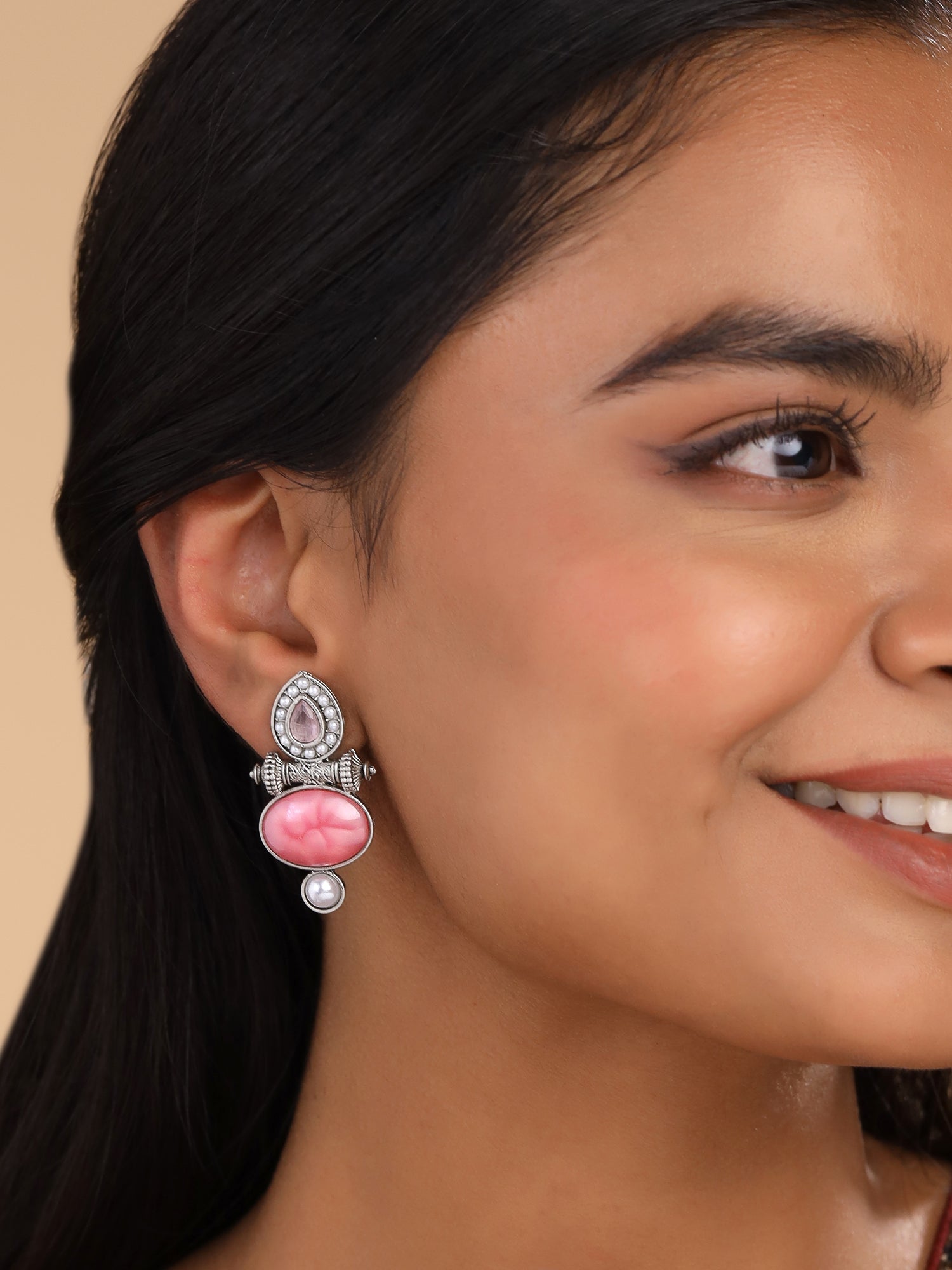 Yellow Chimes traditional drop earrings - For festive celebrations Yellow Chimes traditional drop earrings - For festive celebrations