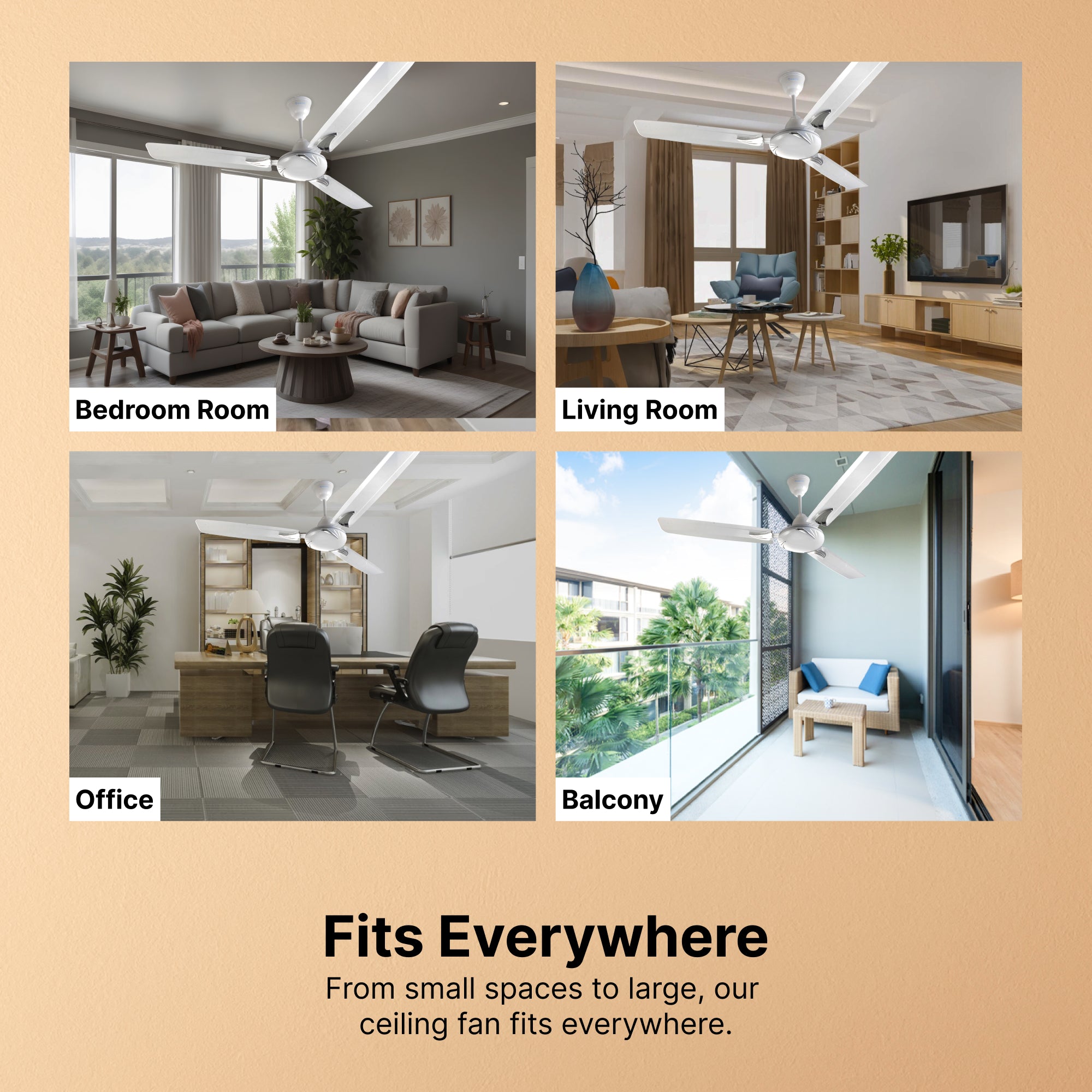 Candes Ceiling Fan - Office Use Candes Ceiling Fan - Office Use
