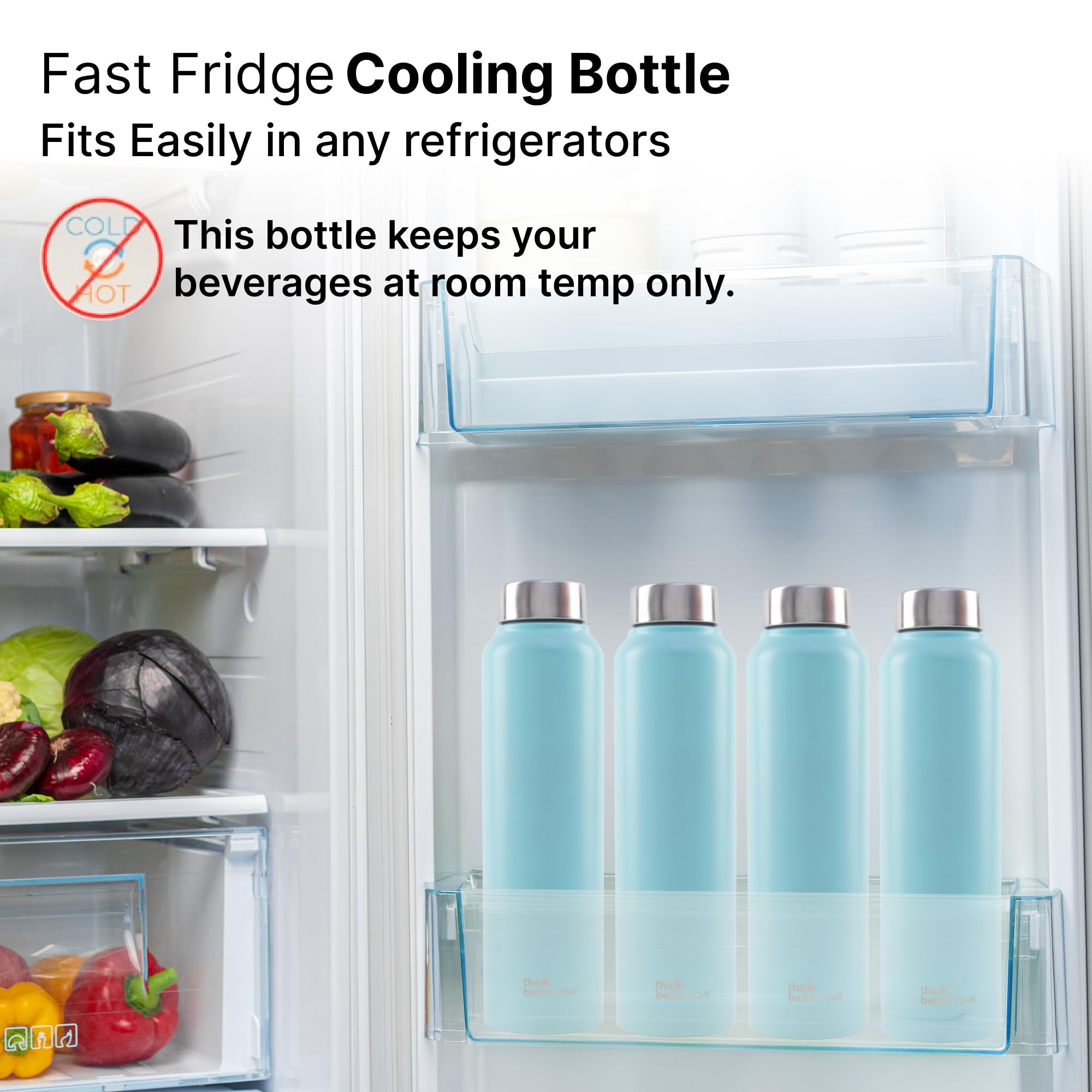 The Better Home Stainless Steel Water Bottle - Office hydration solution The Better Home Stainless Steel Water Bottle - Office hydration solution