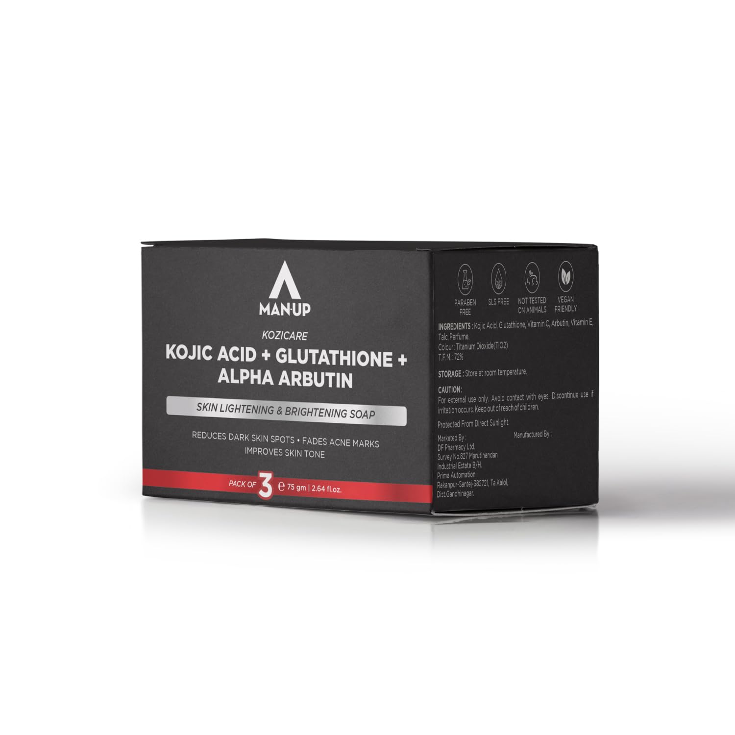 Man-Up Kojic Acid + Glutathione + Alpha Arbutin Soap