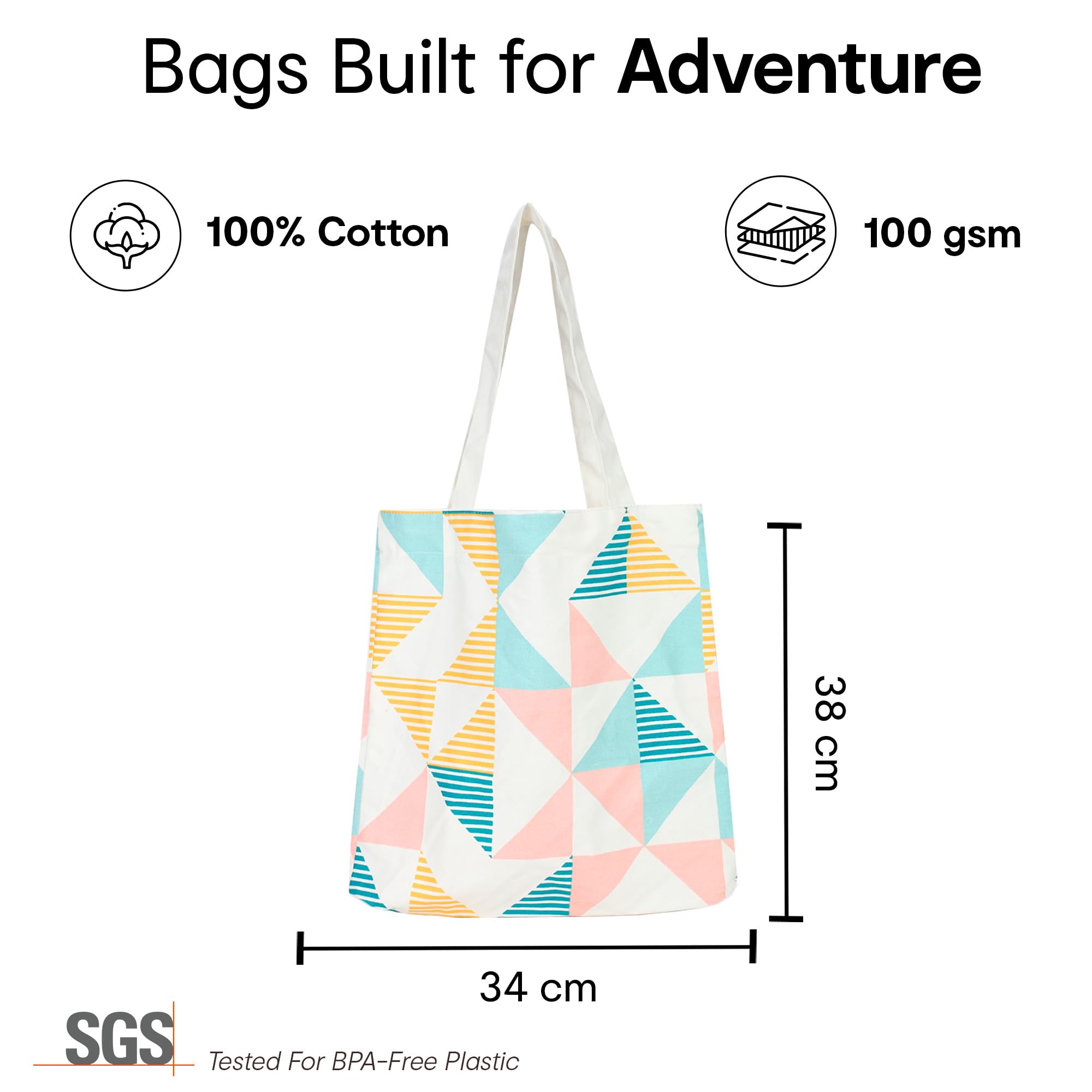 Anko multicolour canvas bag - stylish casual use Anko multicolour canvas bag - stylish casual use