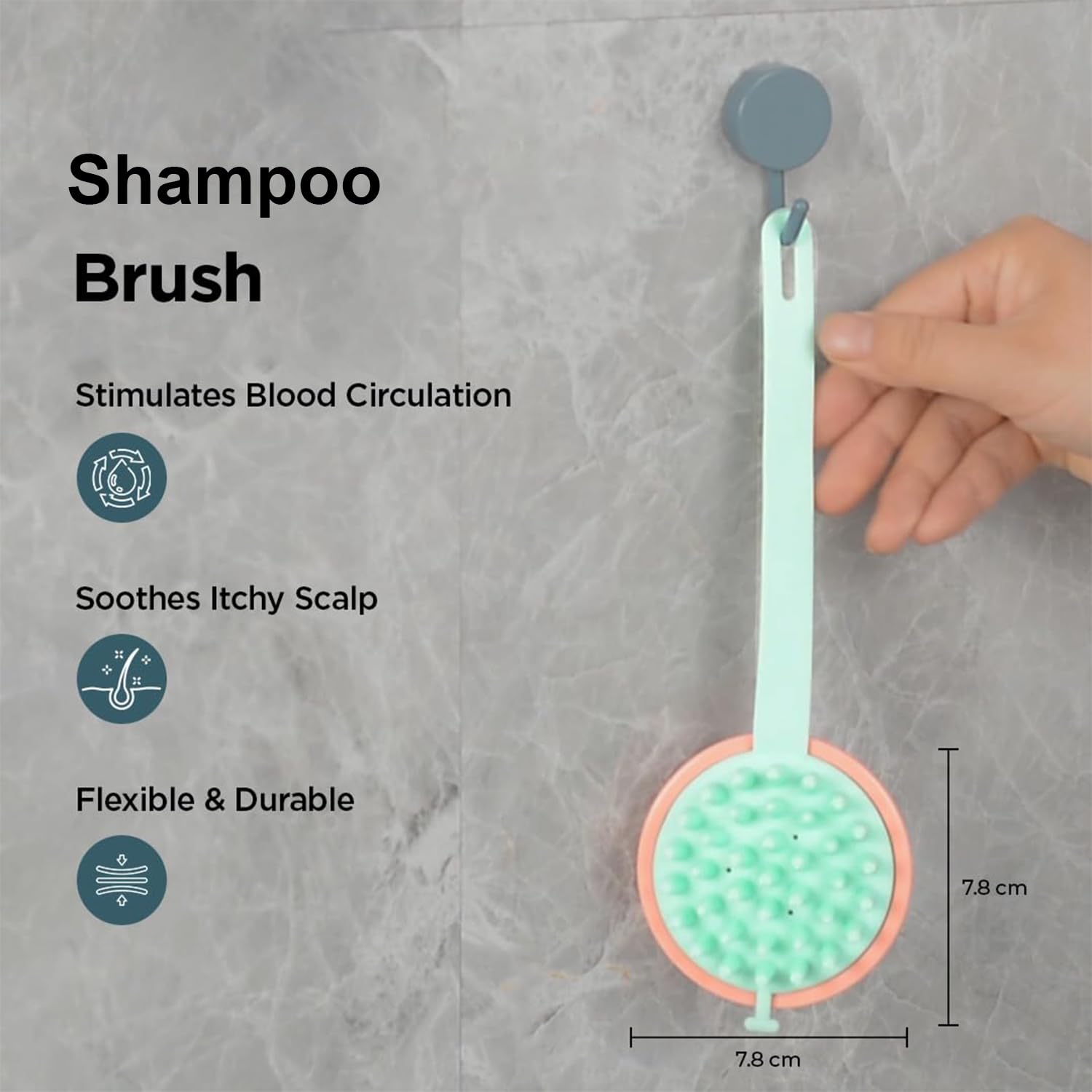 Kuber Industries hair massager brush - Daily hair care routine Kuber Industries hair massager brush - Daily hair care routine