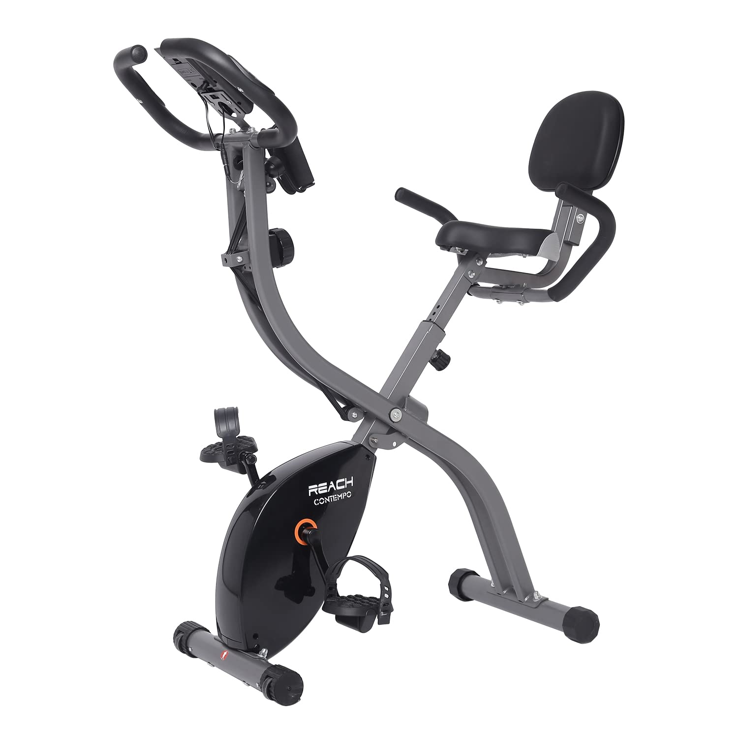 Reach Contempo Smart Foldable Exercise Cycle for Home Gym Indoor
