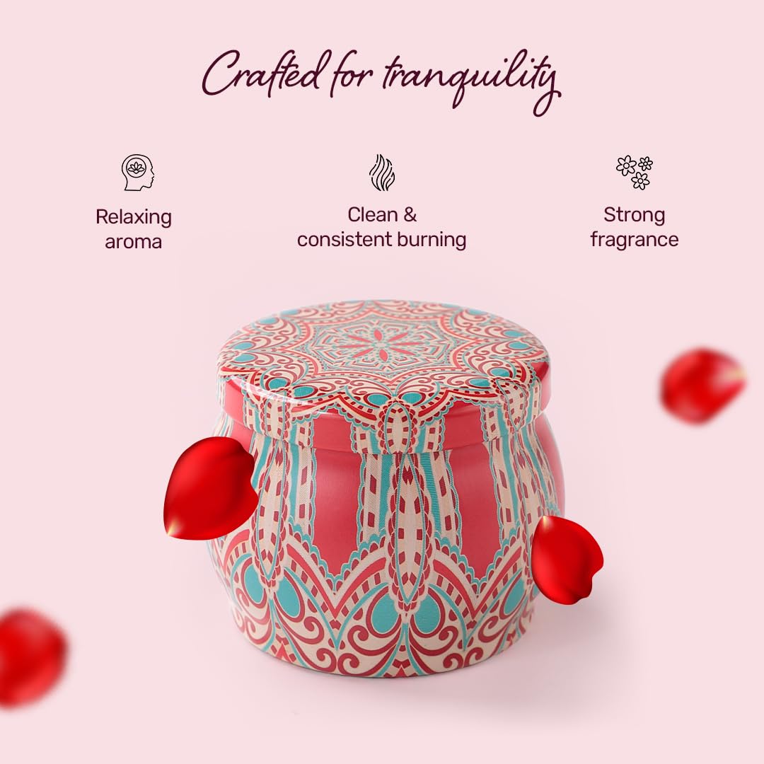 Andme rose scented candles - enhance romantic evenings Andme rose scented candles - enhance romantic evenings
