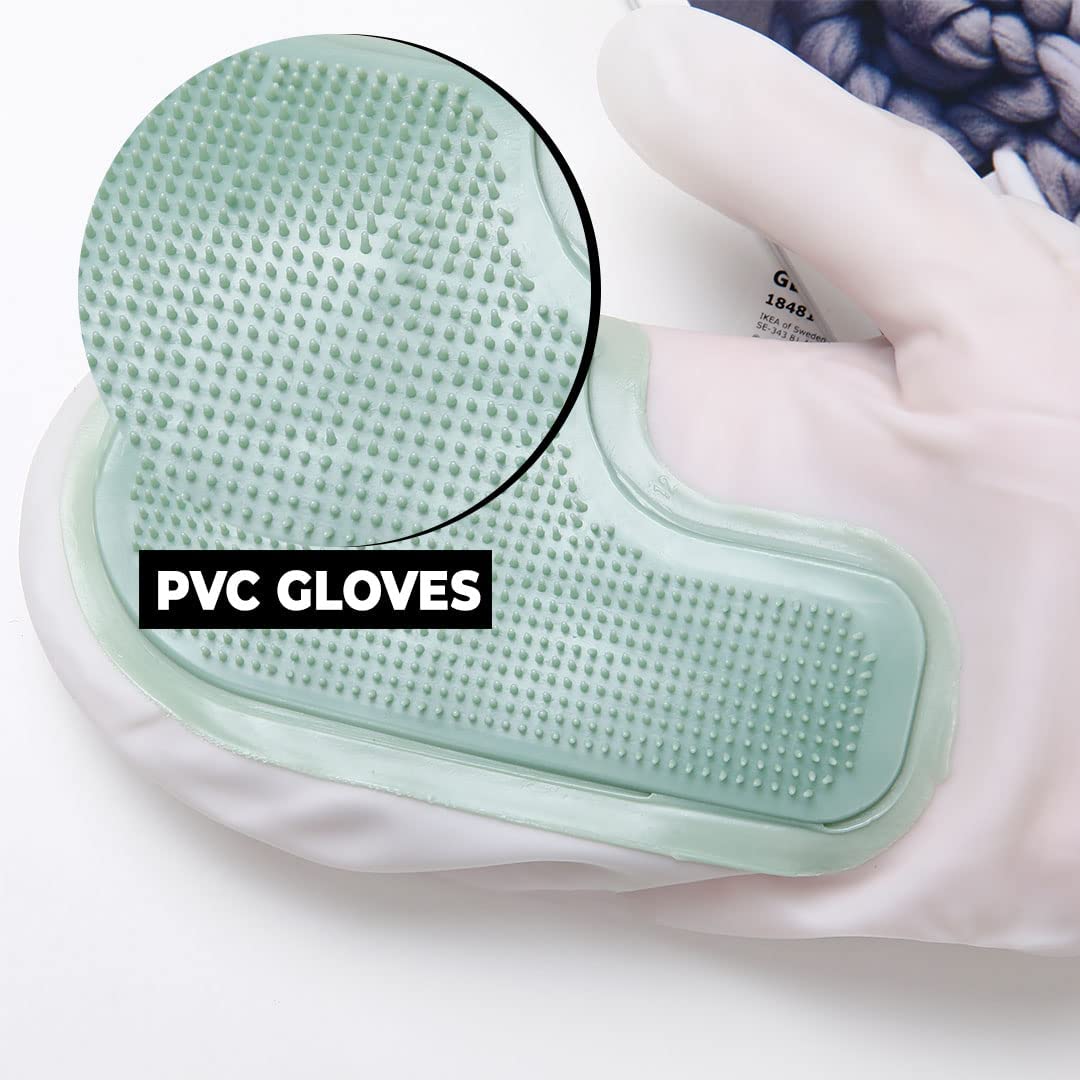 Kuber Multi-Purpose Silicon Gloves - Bathroom Cleaning Kuber Multi-Purpose Silicon Gloves - Bathroom Cleaning