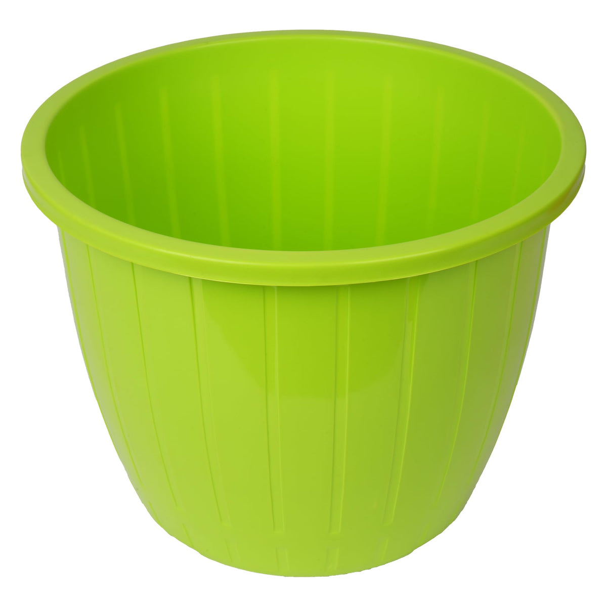 Heart Home Flower Pot | Flower Pots for Indoor & Outdoor | Plastic Pot for Gardening | Planter for Flower | Balcony Pots for Home Decor | Duro Flower Pot | 8 Inch | Green