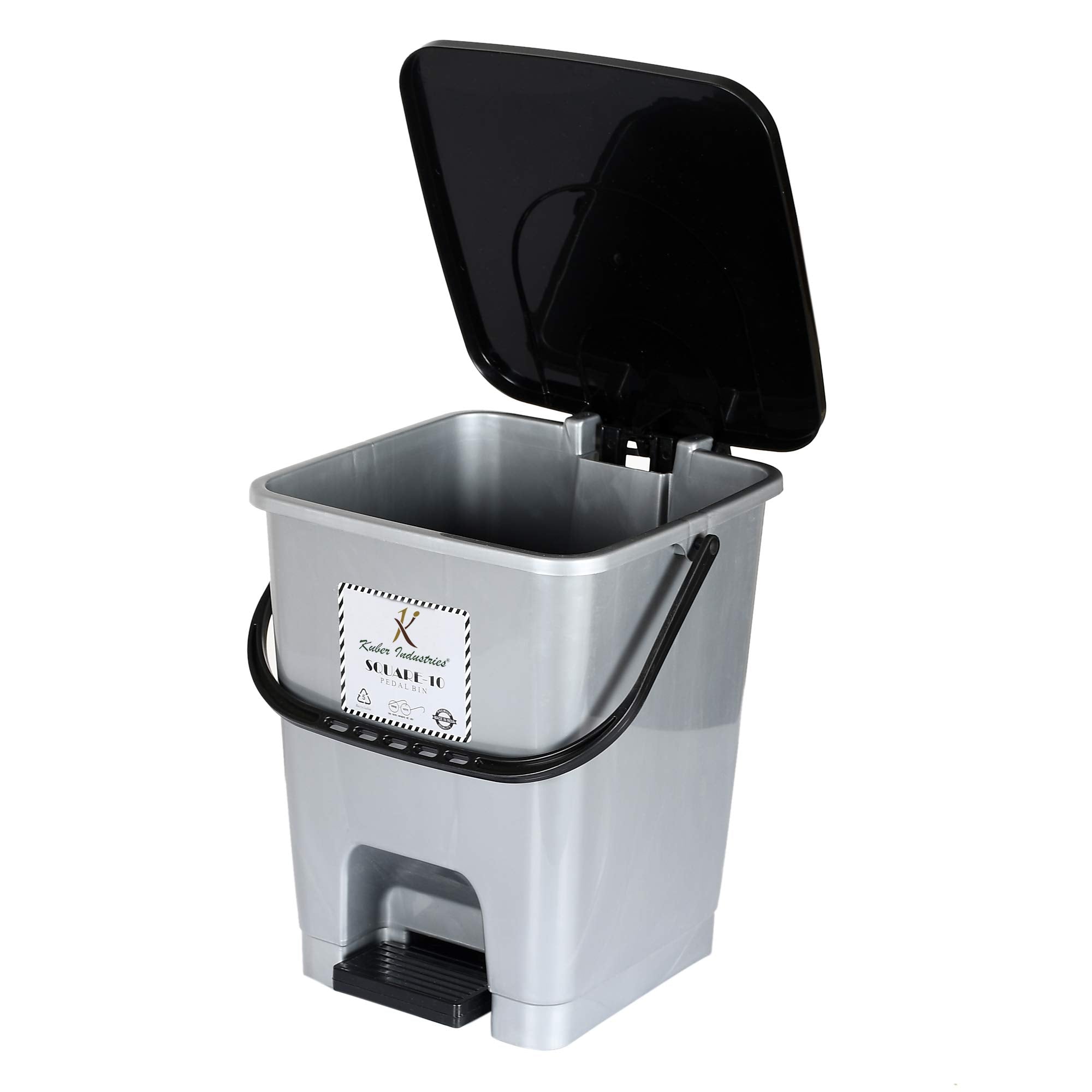 Kuber Industries Step-On Pedal Dustbin - Garbage disposal Kuber Industries Step-On Pedal Dustbin - Garbage disposal