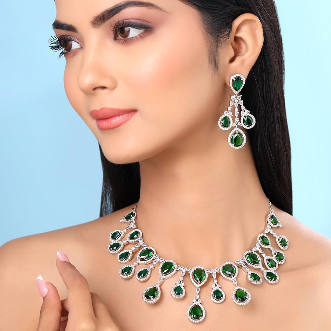 Yellow Chimes Women's Jewellery Set - Stylish for Special Occasions Yellow Chimes Women's Jewellery Set - Stylish for Special Occasions