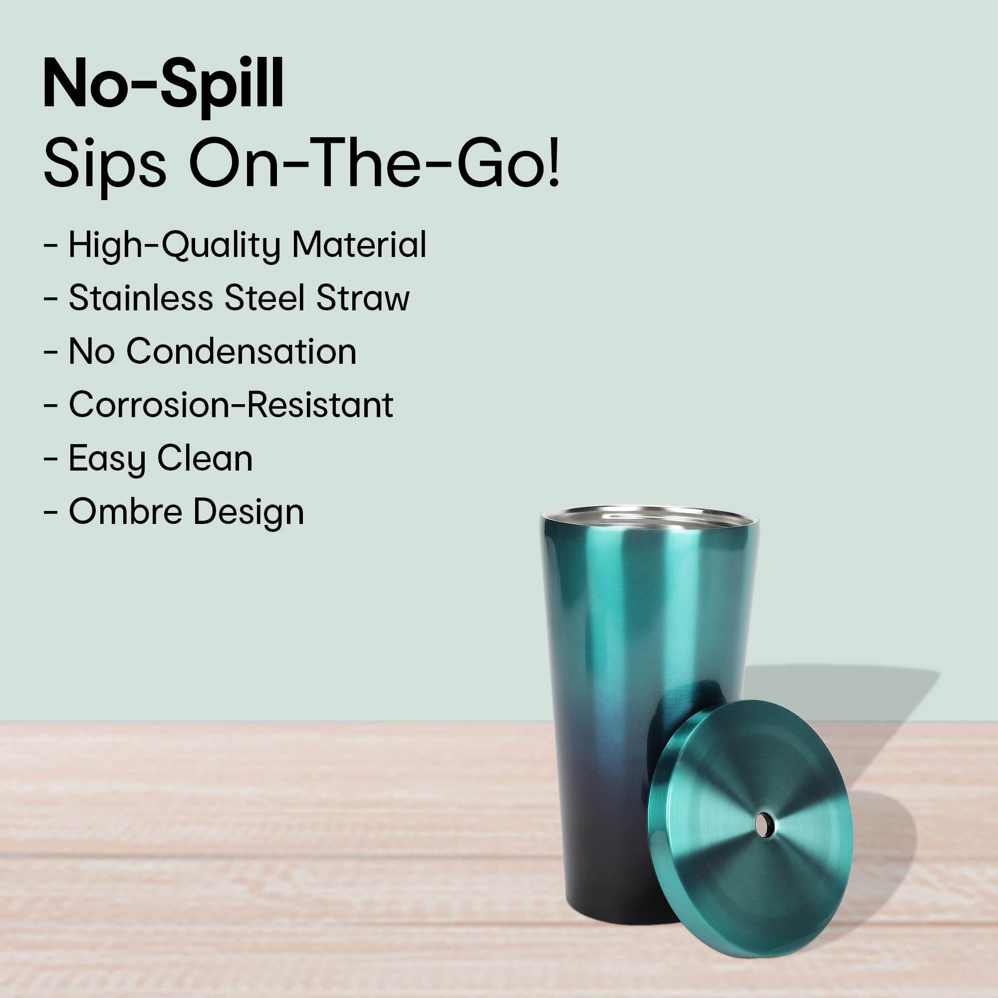 Anko Ombre Blue insulated bottle - outdoor adventure gear Anko Ombre Blue insulated bottle - outdoor adventure gear