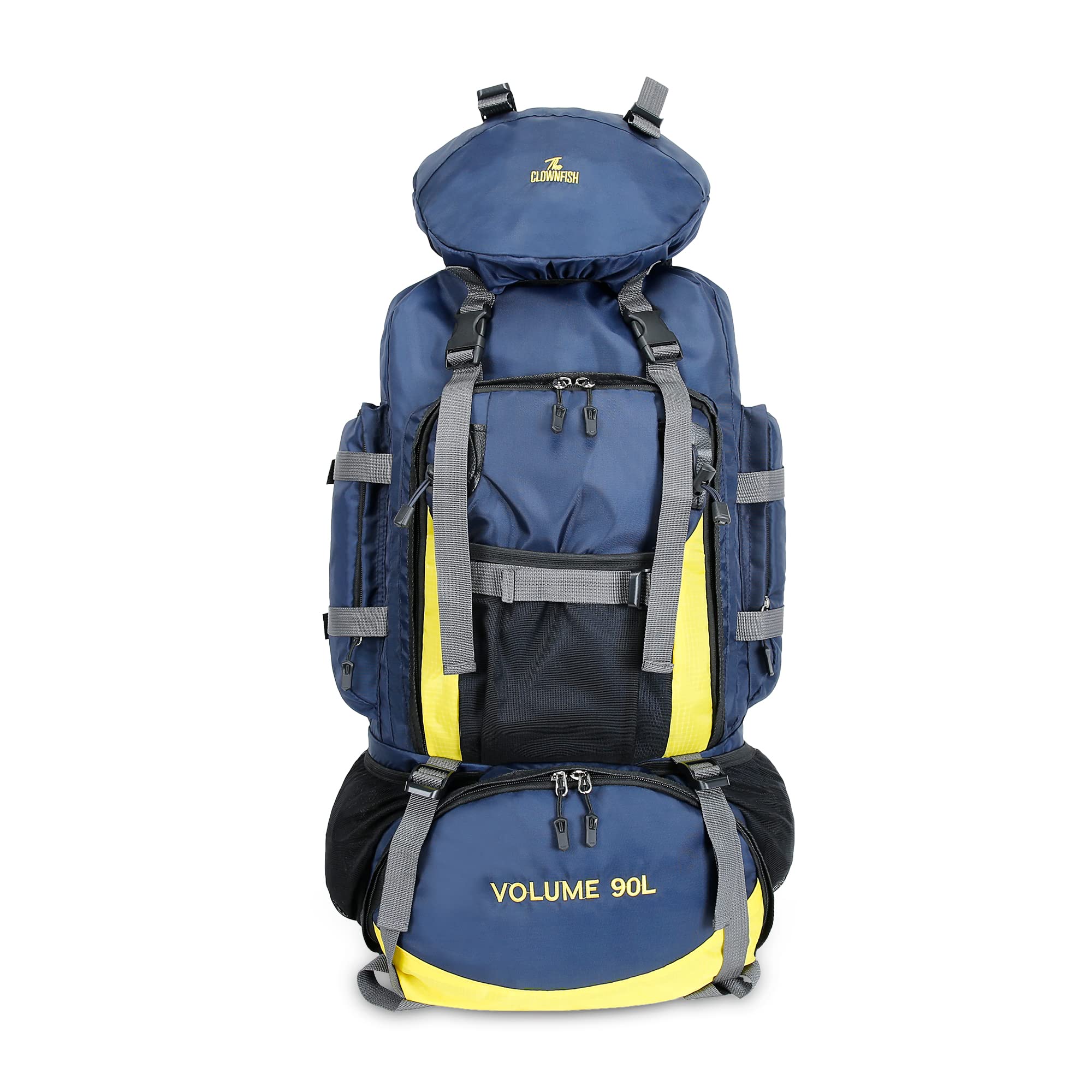 THE CLOWNFISH Summit Seeker 90 Litres Polyester Travel Backpack for – GlobalBees Shop THE CLOWNFISH Summit Seeker 90 Litres Polyester Travel Backpack for – GlobalBees Shop