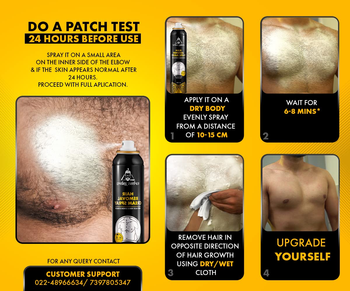 Urban Gabru Hair Removal Spray - For men's grooming Urban Gabru Hair Removal Spray - For men's grooming
