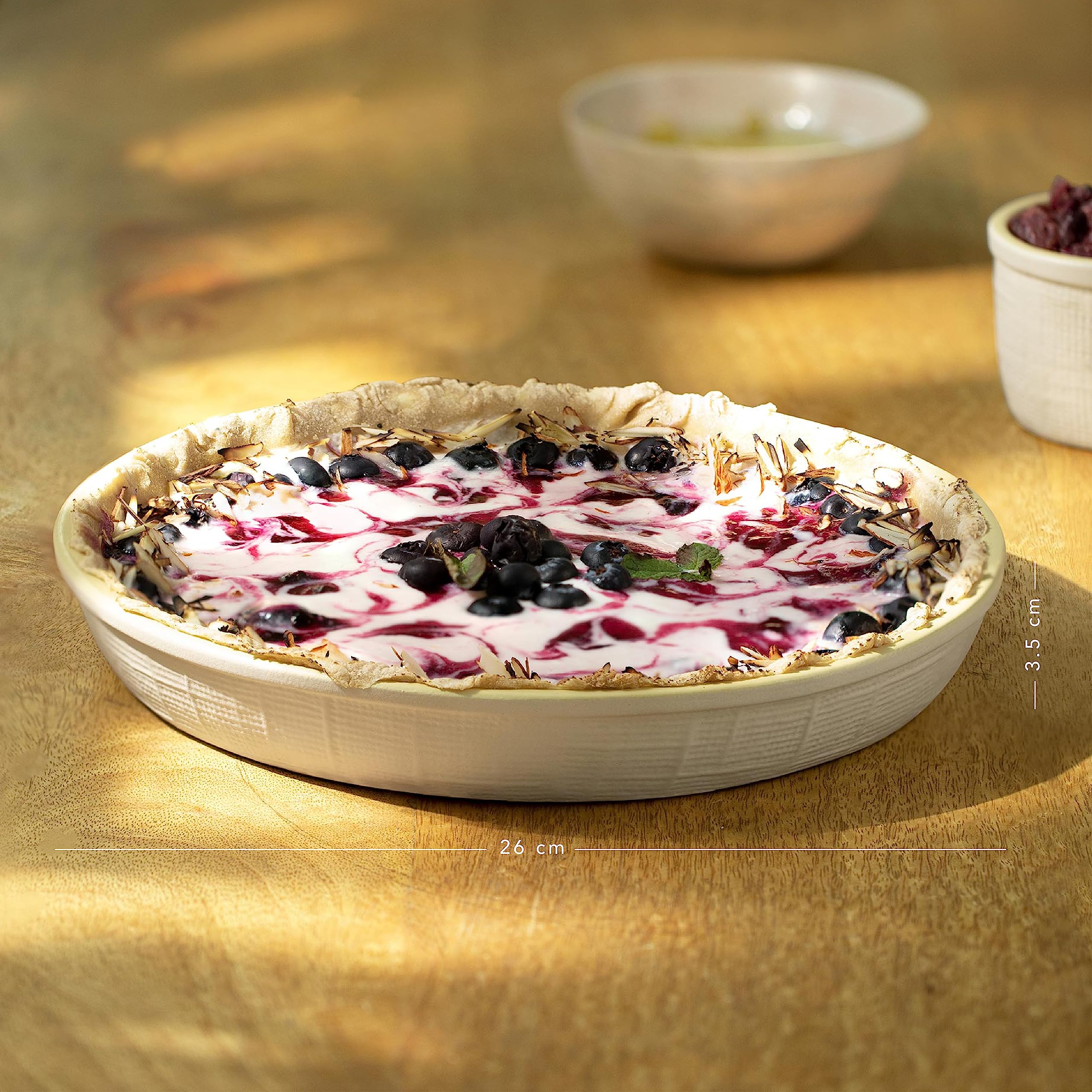 Ellementry ceramic baking dish - ideal for baked goods Ellementry ceramic baking dish - ideal for baked goods