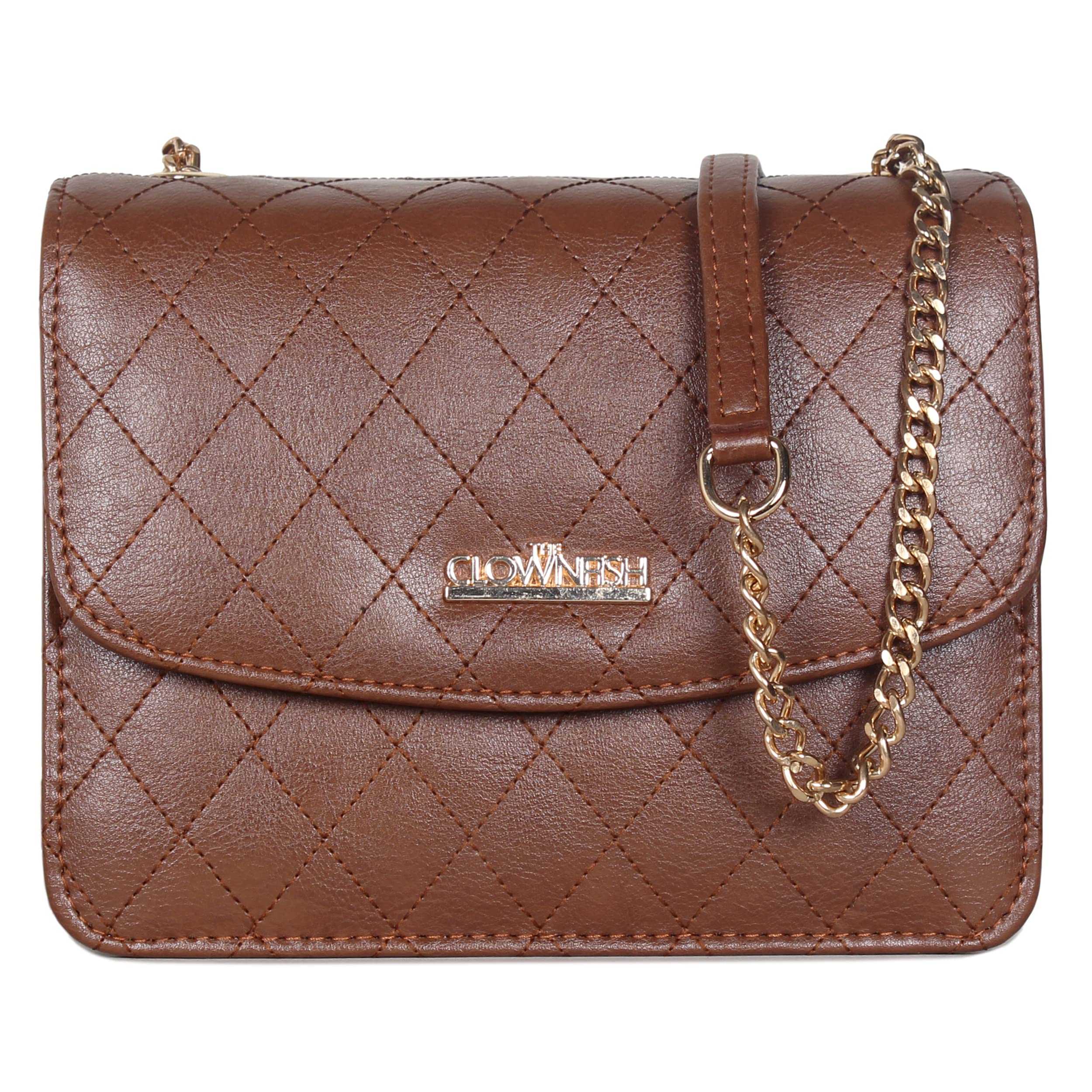 Elora Crossbody Sling Bag for Women Office Purse with Chain Strap