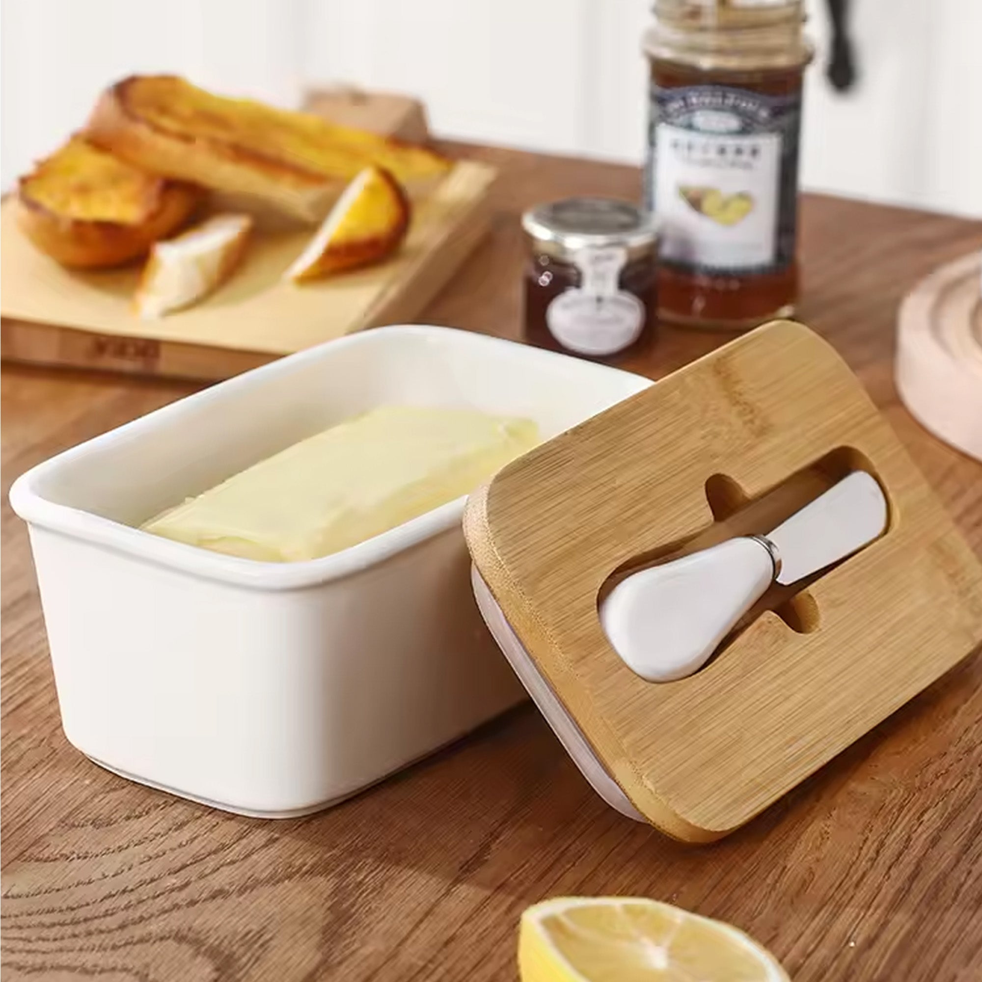 The Better Home ceramic butter box - Stylish kitchen essential The Better Home ceramic butter box - Stylish kitchen essential