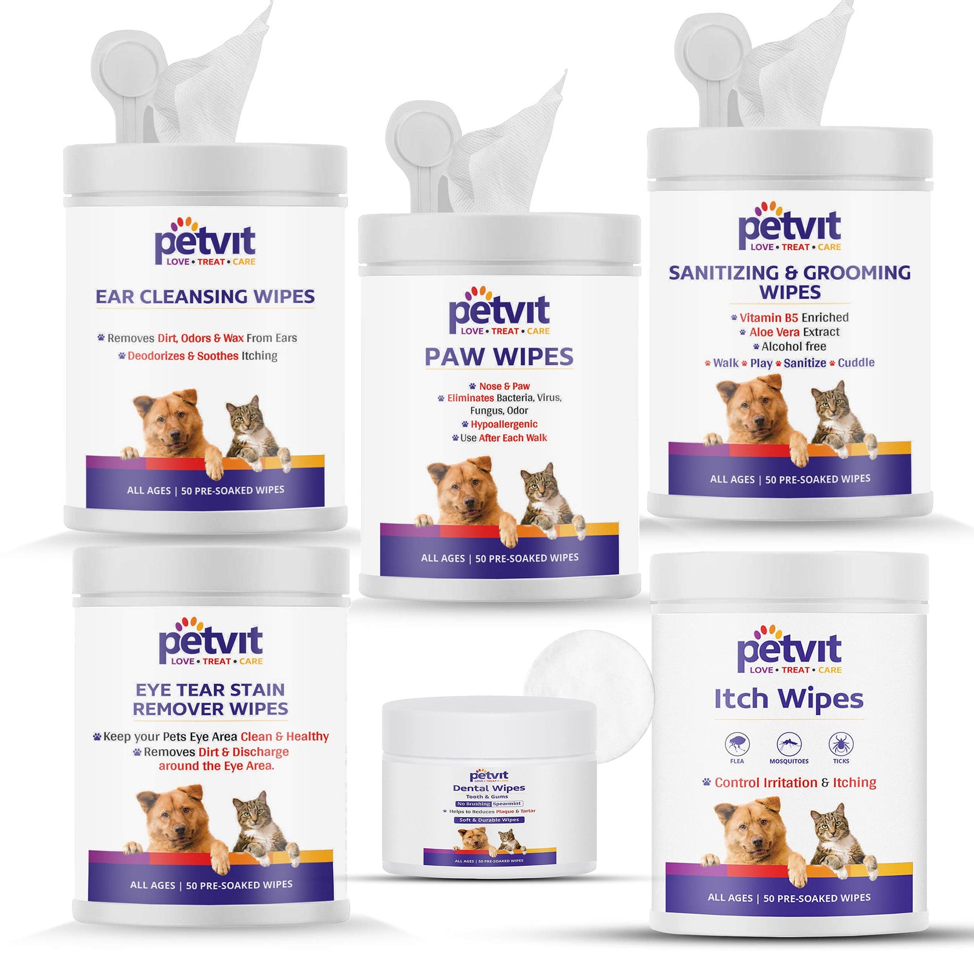 Petvit anti itch pet wipes - Perfect for all pets and occasions Petvit anti itch pet wipes - Perfect for all pets and occasions