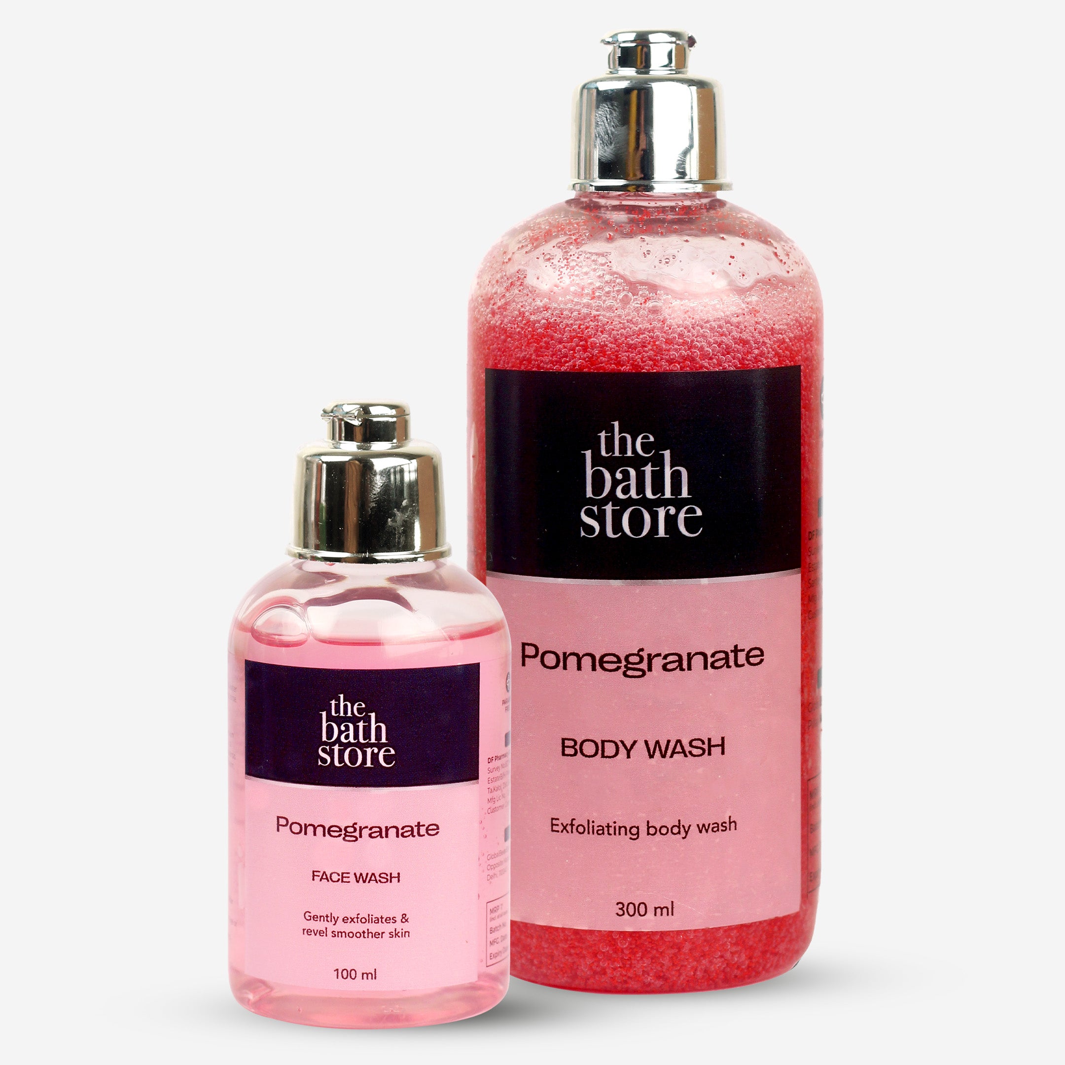 The Bath Store Pomegranate Combo - Perfect for travel and home use The Bath Store Pomegranate Combo - Perfect for travel and home use