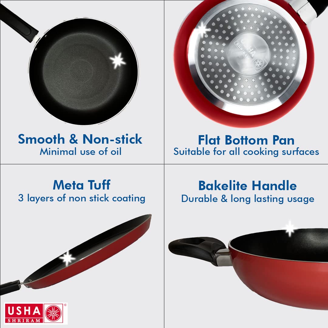 USHA SHRIRAM Kadhai - Perfect for Indian Cuisine USHA SHRIRAM Kadhai - Perfect for Indian Cuisine