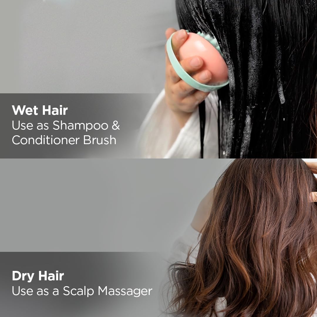 Kuber Industries hair massager brush - Gentle scalp massage Kuber Industries hair massager brush - Gentle scalp massage