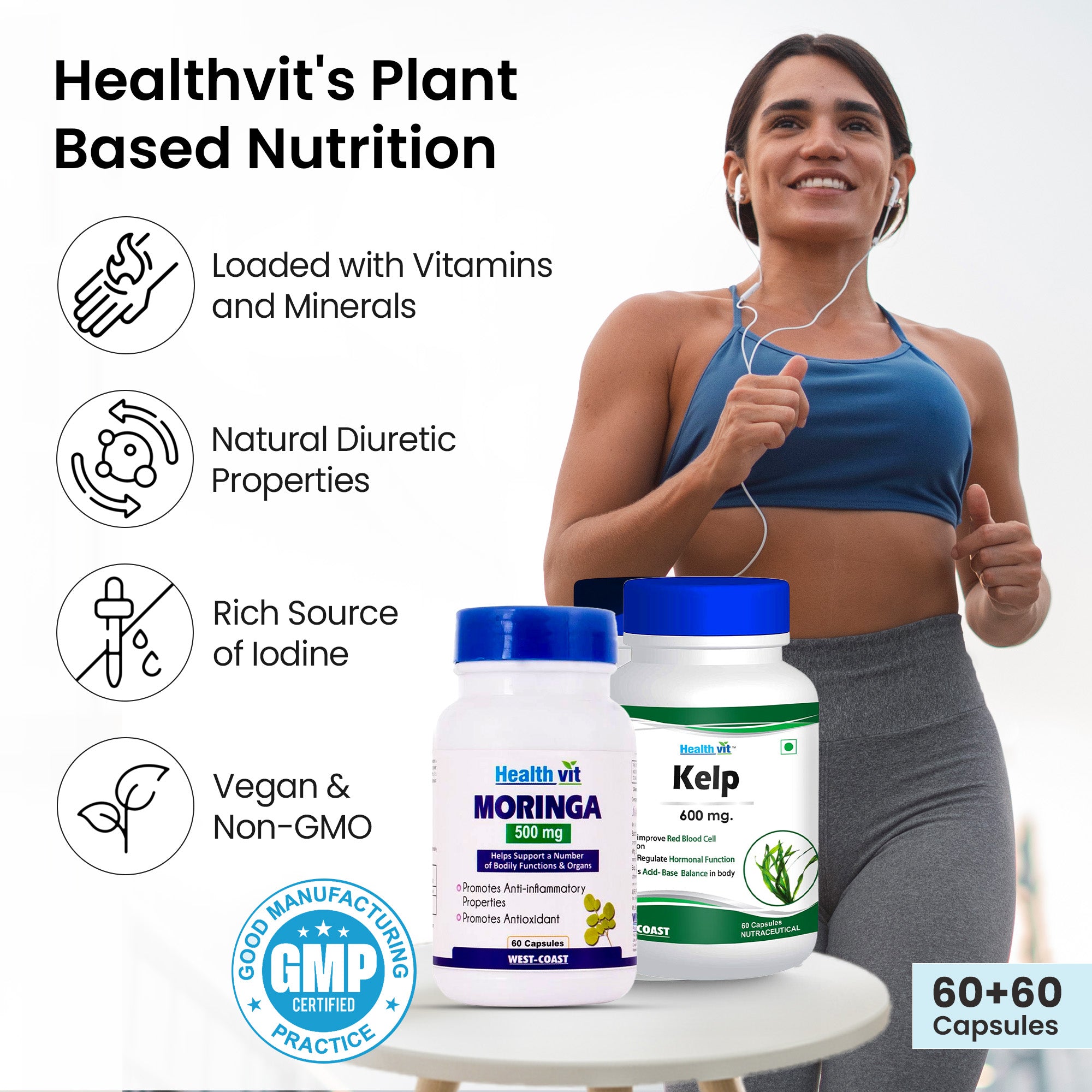 Healthvit Moringa Capsules - Nutrient-Dense Superfood Healthvit Moringa Capsules - Nutrient-Dense Superfood