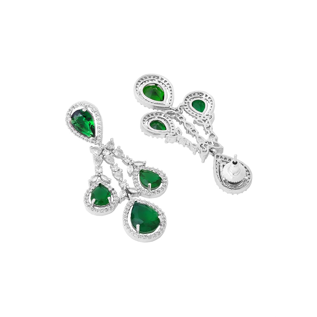 Yellow Chimes Green Necklace Set - Ideal for Anniversaries Yellow Chimes Green Necklace Set - Ideal for Anniversaries