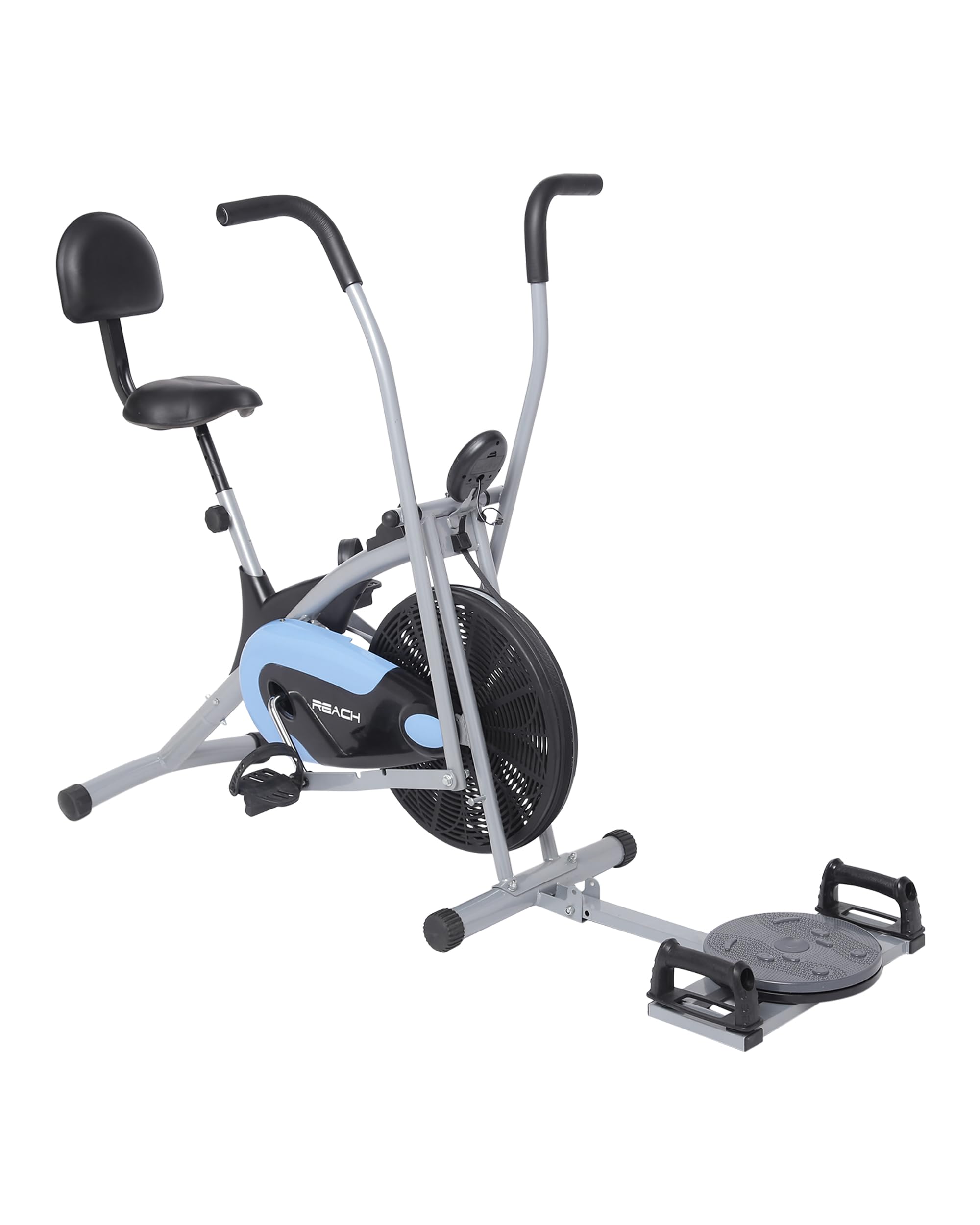 Reach AB-110 BPT Air Bike Exercise Cycle for Home Gym with Push