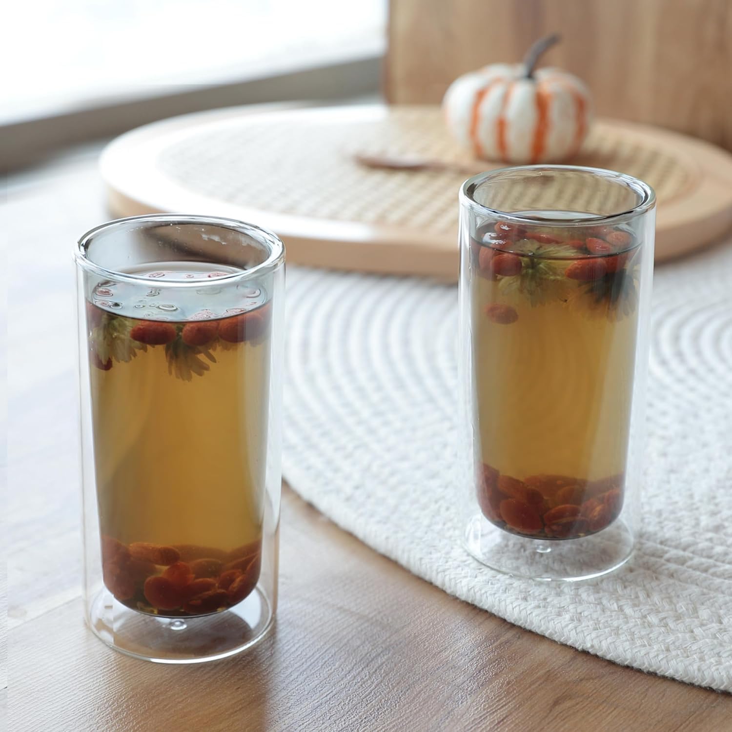 Kuber Double Walled Glasses - Sophisticated table setting Kuber Double Walled Glasses - Sophisticated table setting