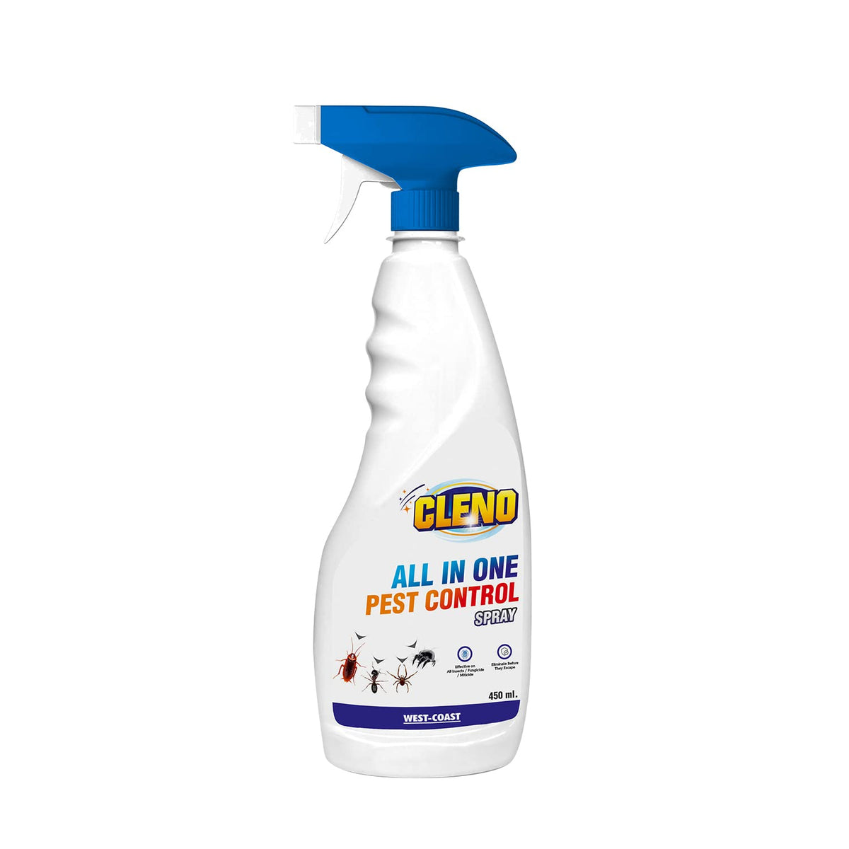 Cleno All in One Pest Control Spray | for Pest, Fungicide, Dust Mite, Bedbugs, Ants, Termites– 450 ml (Ready to Use)