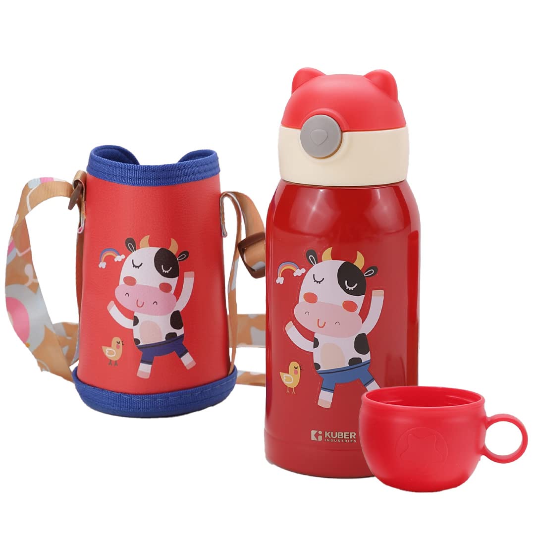 550ml 1 Cup With 2 Covers Children's Thermos Children's Portable