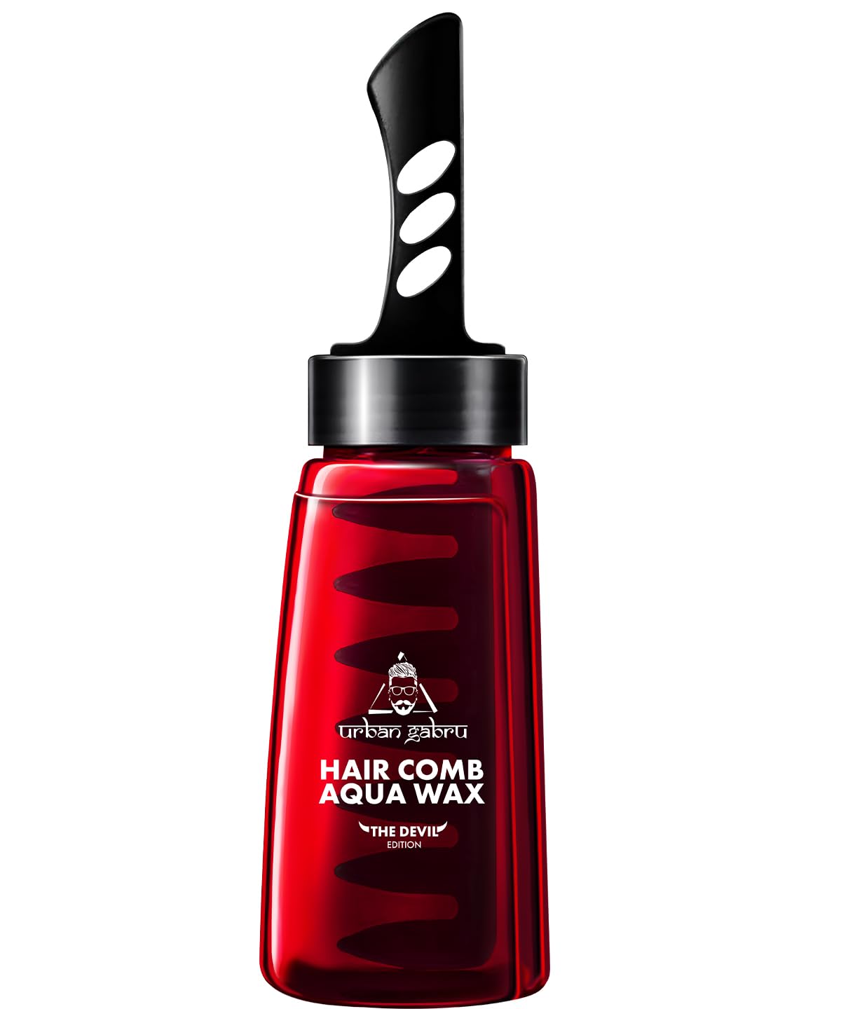 UrbanGabru Aqua Hair Wax | 2-in-1 Men Hair Styling Wax | Strong Hold Wet look & Shiny finish all day (Aqua Wax) (260 ML)