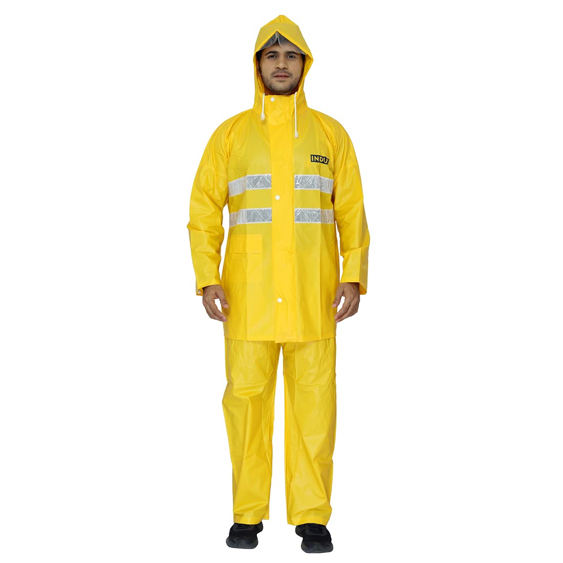 Rain Suit Yellow Mens Waterproof Jacket The Clownfish Rain Coat