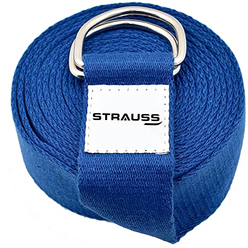 Strauss Yoga Belt, 8 Feet, (Blue) – GlobalBees Shop