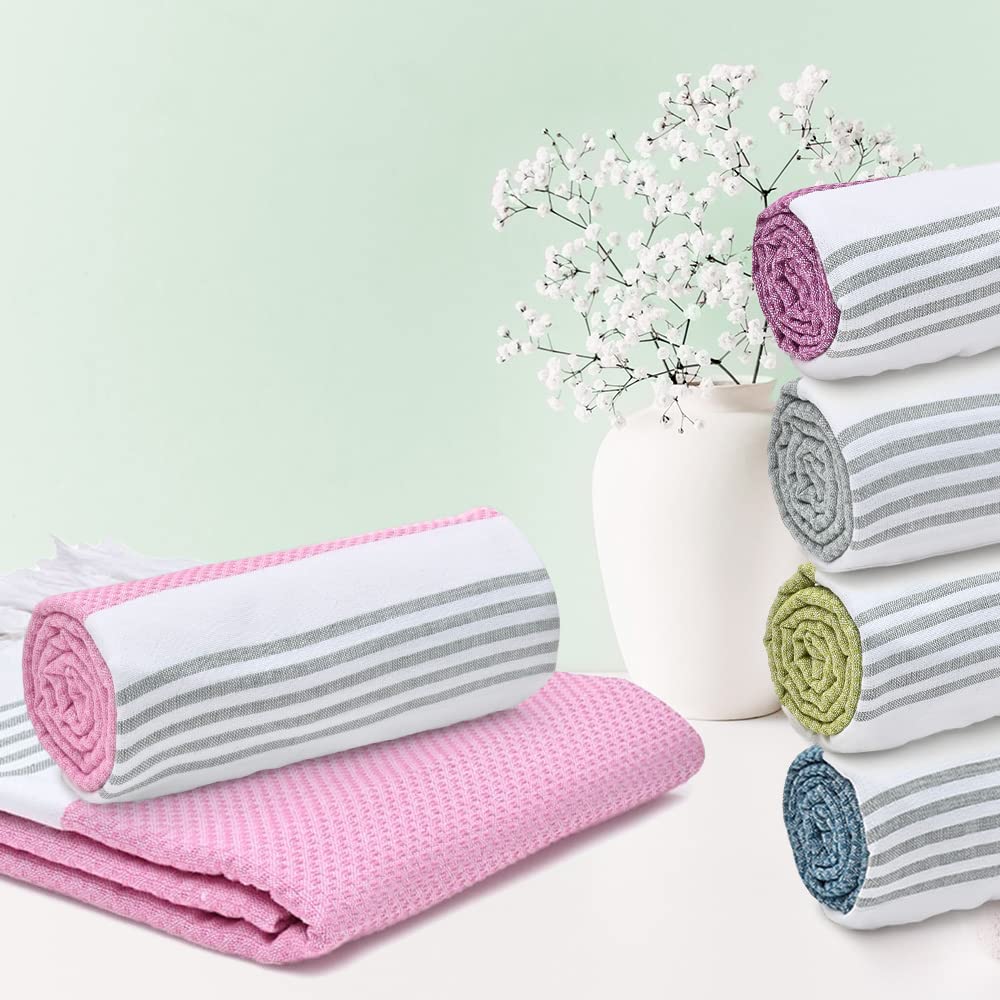 100% Cotton Bath Towels Set 27x52 Pack of 2 Towels Ultra Soft Bath Gym