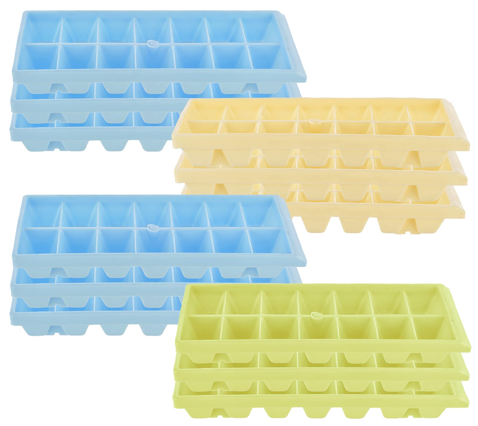 1pc Easy-release Flexible 14-ice Trays With Spill-resistant Detachable Lid,  Stackable Ice Cube Molds For Cocktail Freezer