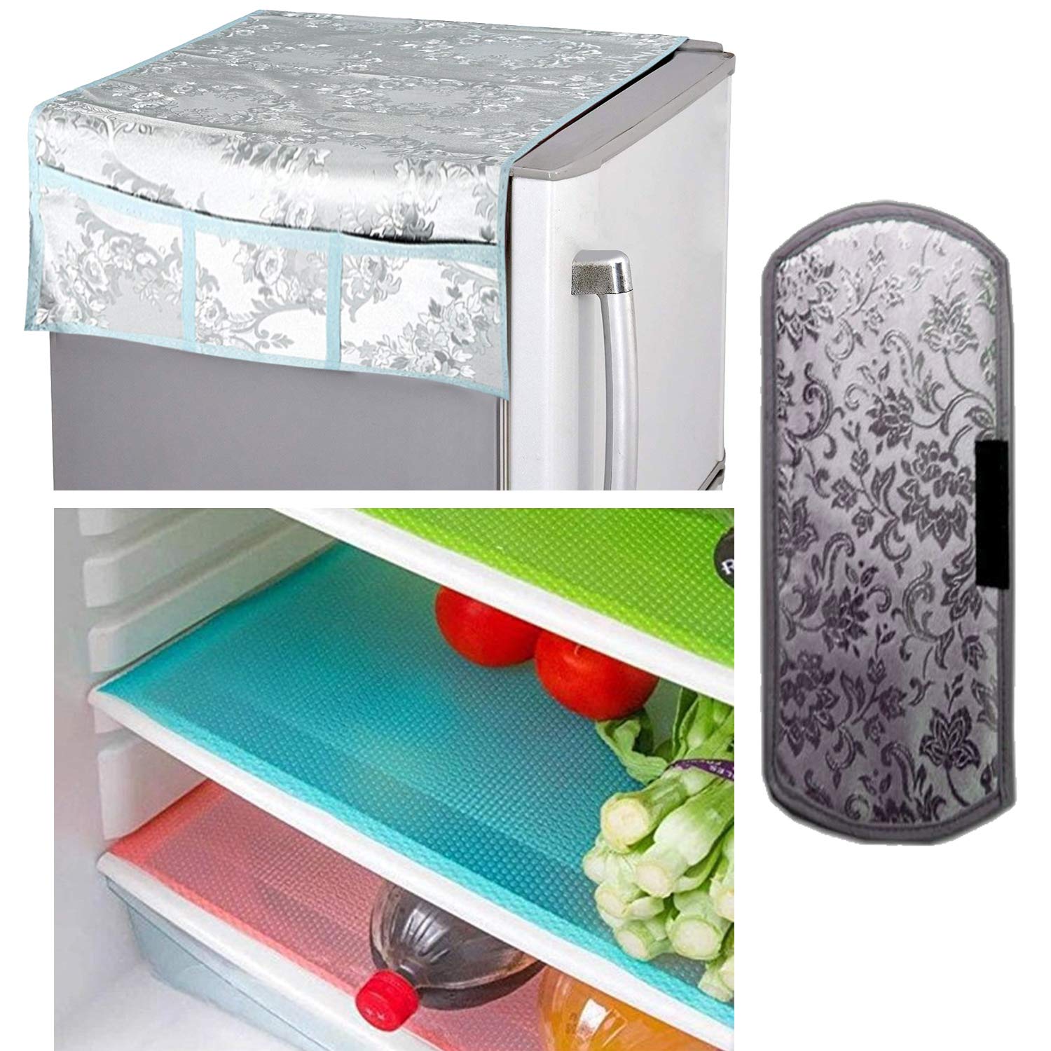 1pc Fruit Pattern Microwave Oven Cover, Modern Microwave Oven Dust Cover,  For Home