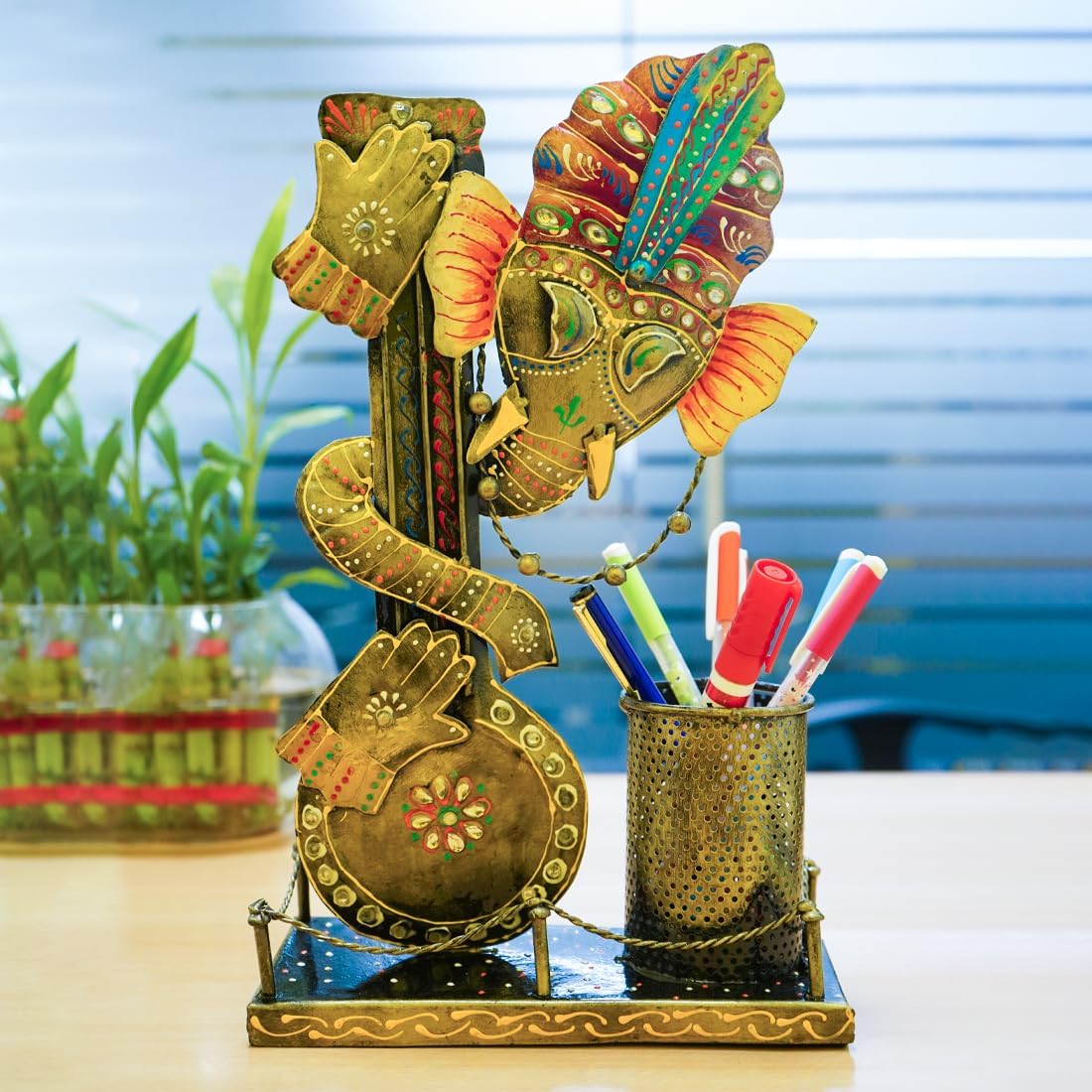 Pen Stand for Office Table & Students Desk Decorative Pen Stand