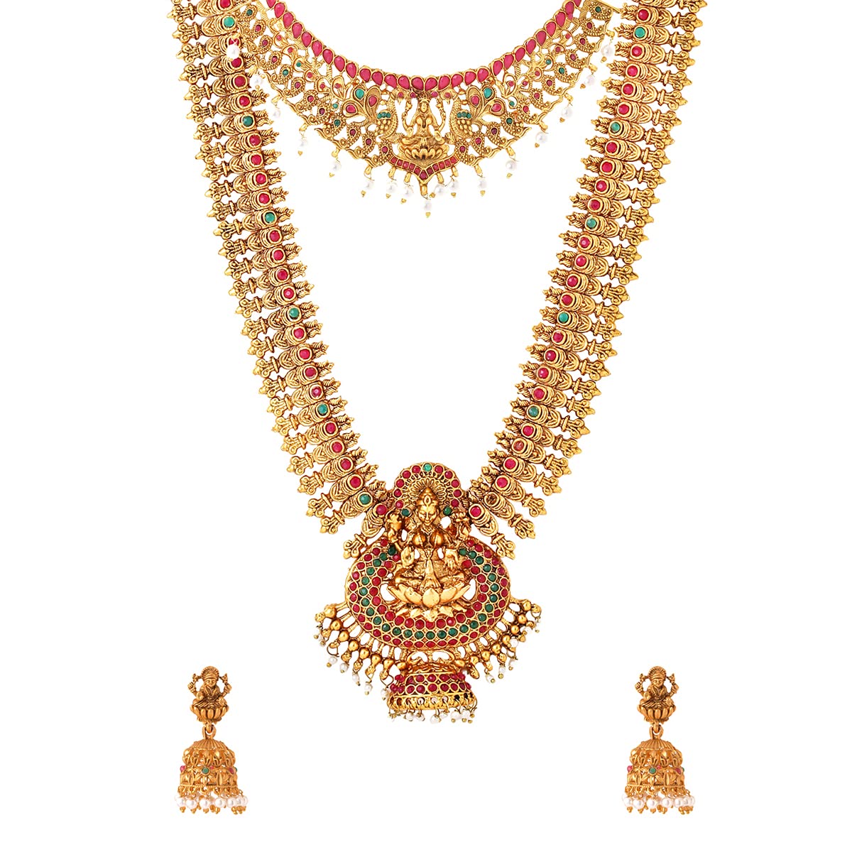 Kalyani covering hot sale necklace set