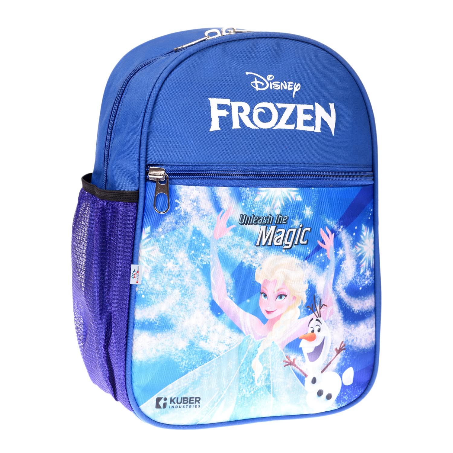 Heart Home Disney Frozen School Bag|2 Compartment Rexine School